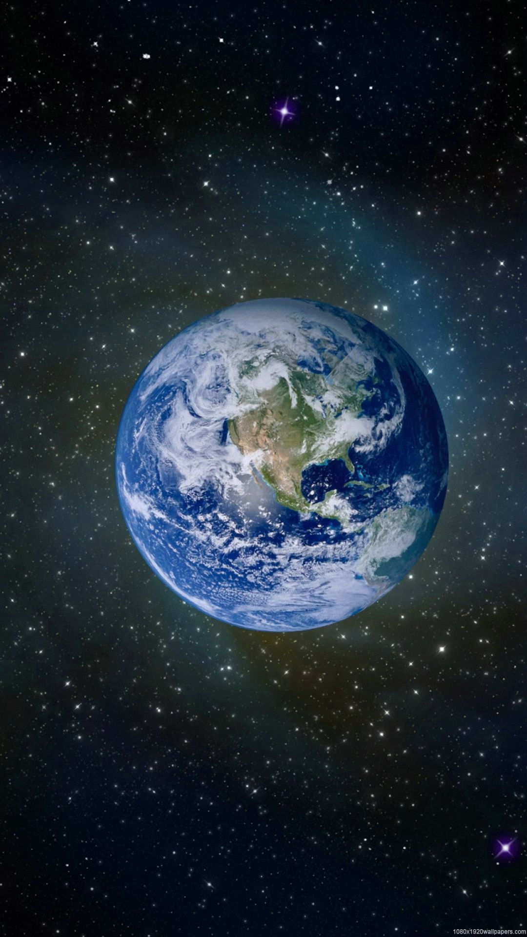 Earth In Space Wallpaper HD