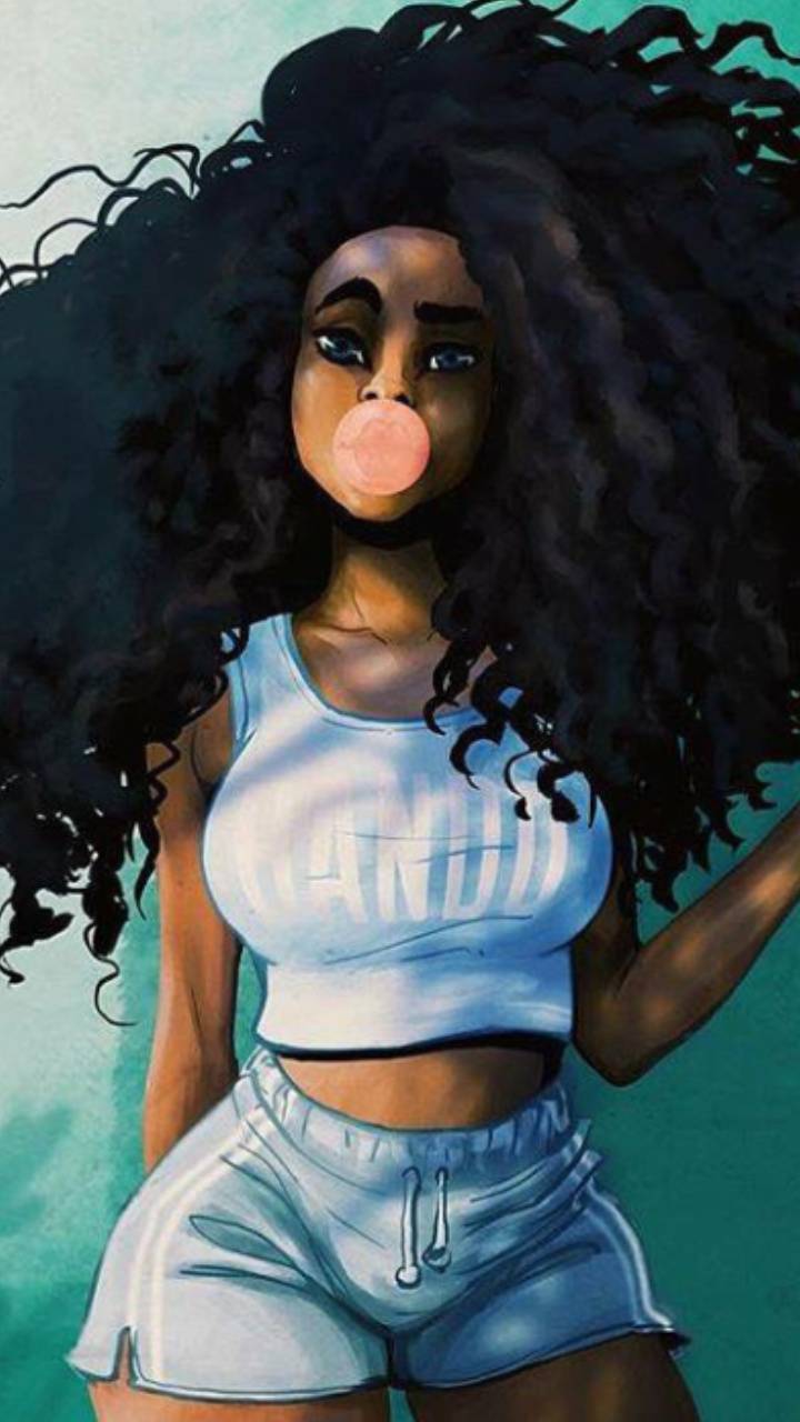 Black Girl Cartoon Wallpaper Free Black Girl Cartoon