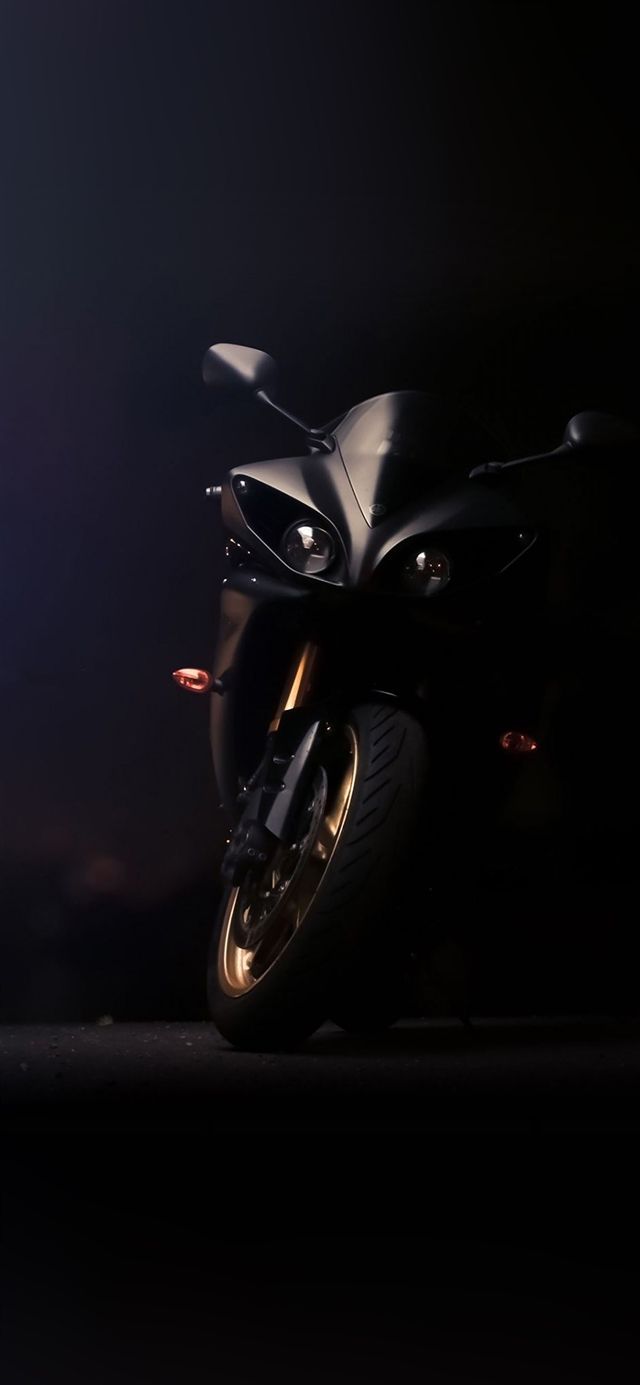Yamaha ride motorbike iPhone X Wallpaper Free Download