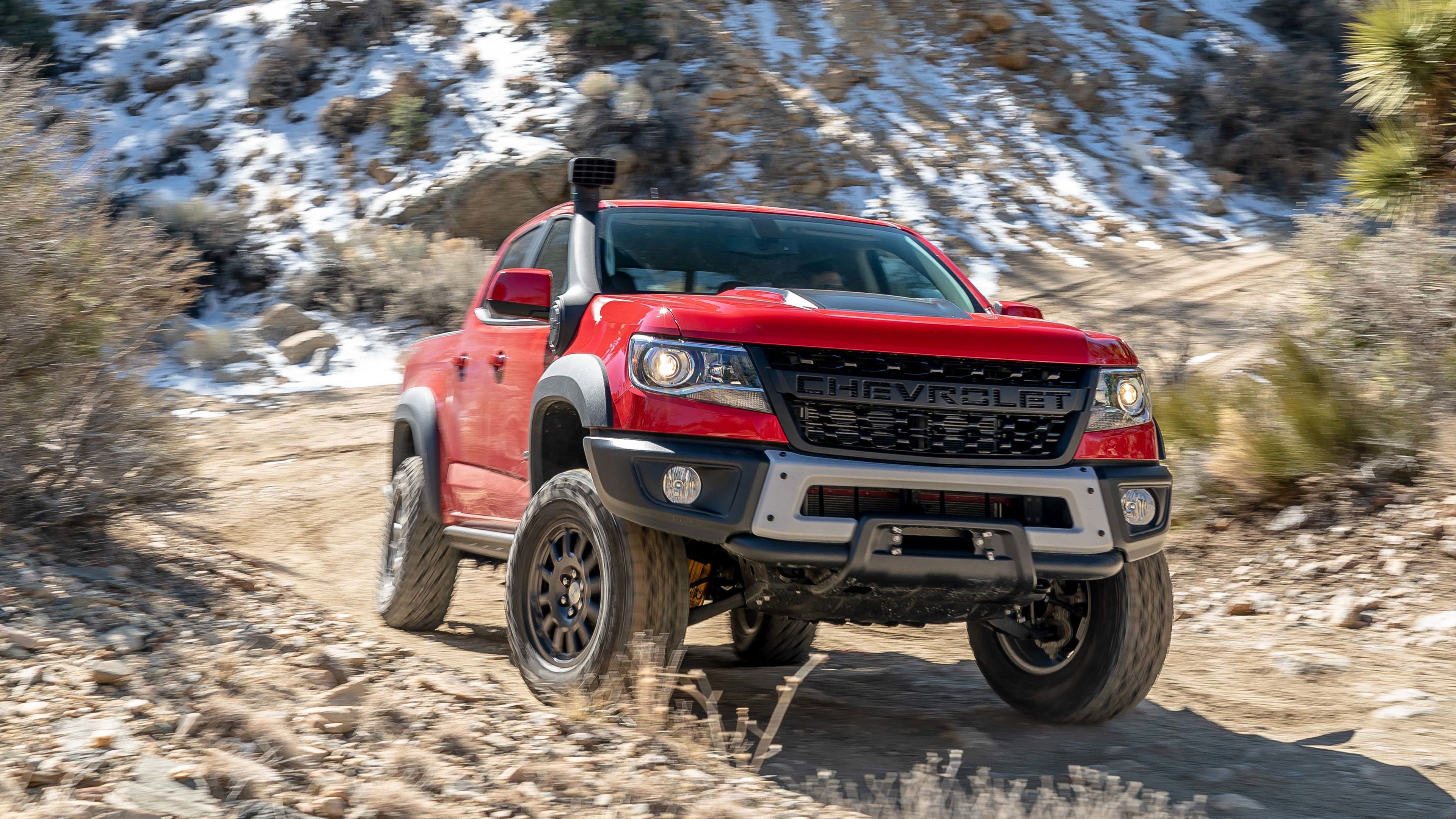 Chevrolet Colorado ZR2 Bison Crew Cab 4K Wallpaper. HD Car