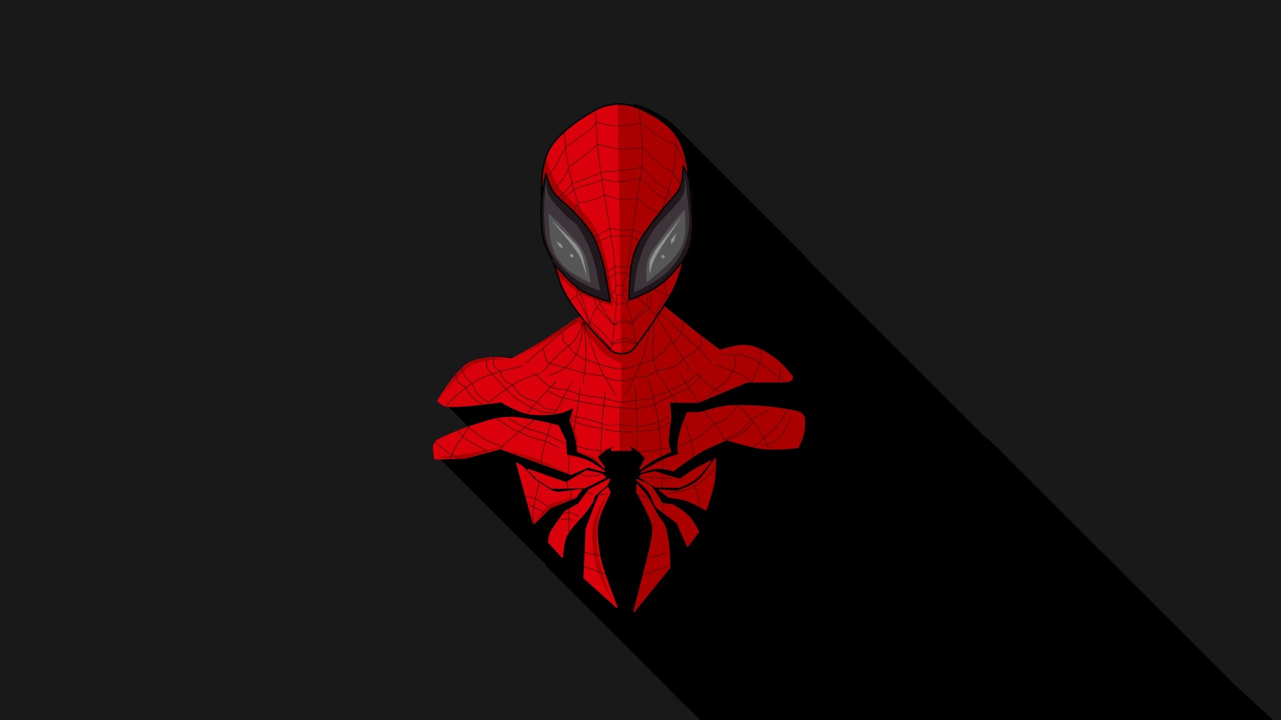 Spider Man Dark Minimal Avengers 1440P Resolution
