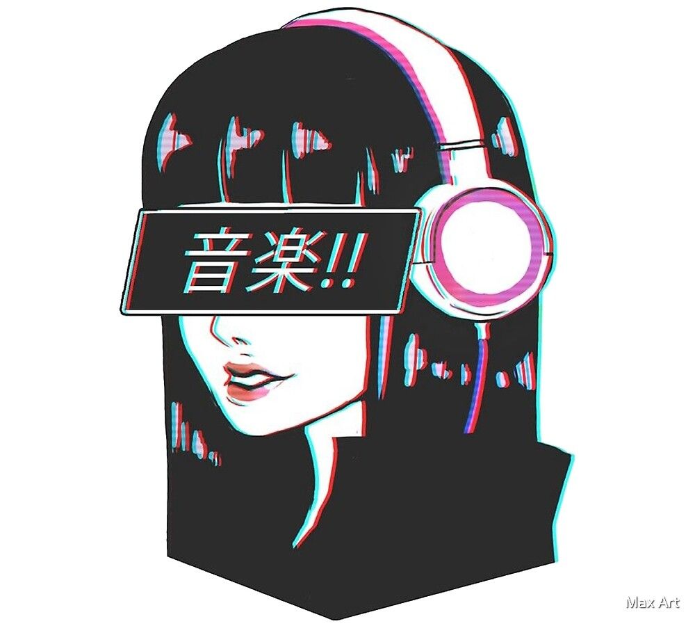 Anime Aesthetic Lo Fi Japanesse Girl By Max Art