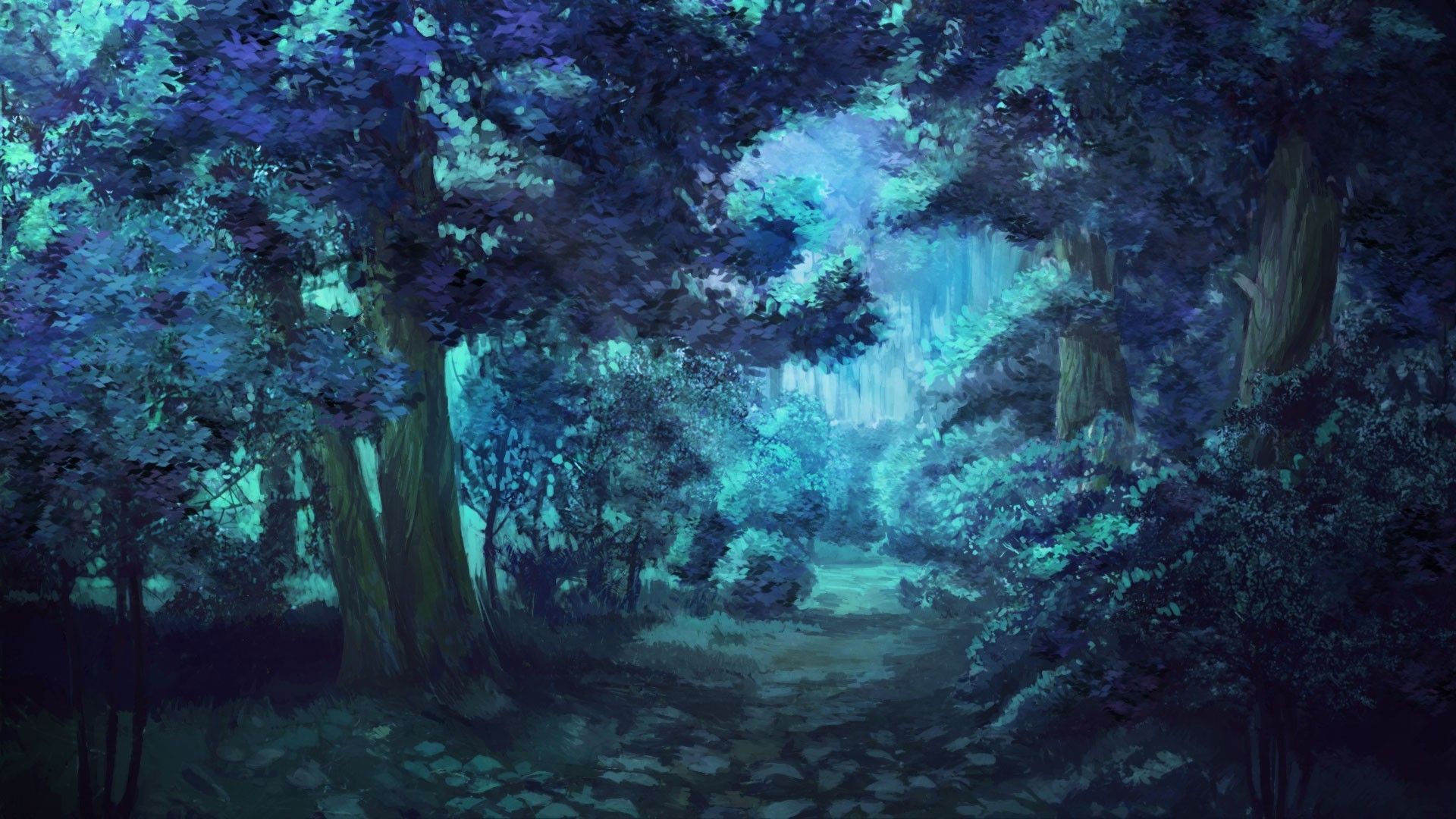 92+ Anime Night Forest Background | Lotus Maybelline