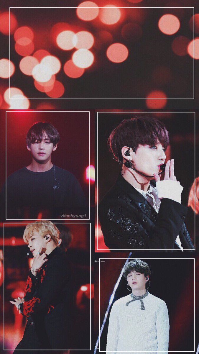 On Twitter: Bts Red Themed Wallpaper!!!/ Like If Saved Pls