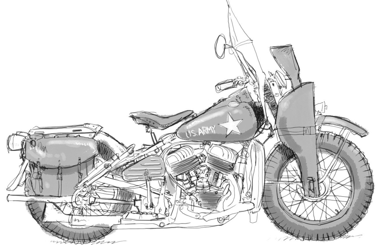 Wallpaper War, Motorcycle, Military, Harley Davidson, World