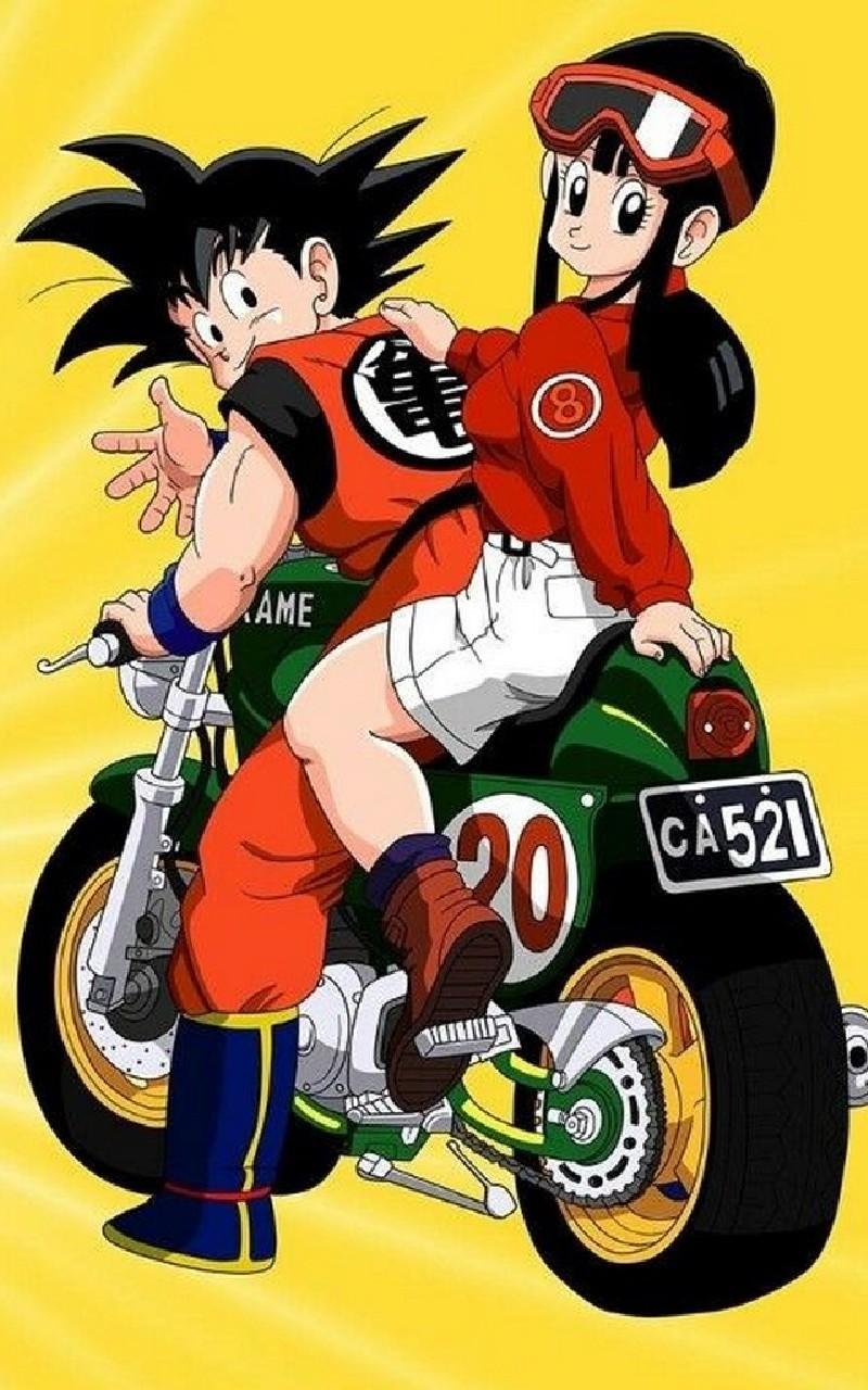 Goku and Chi Chi Wallpaper Art for Android
