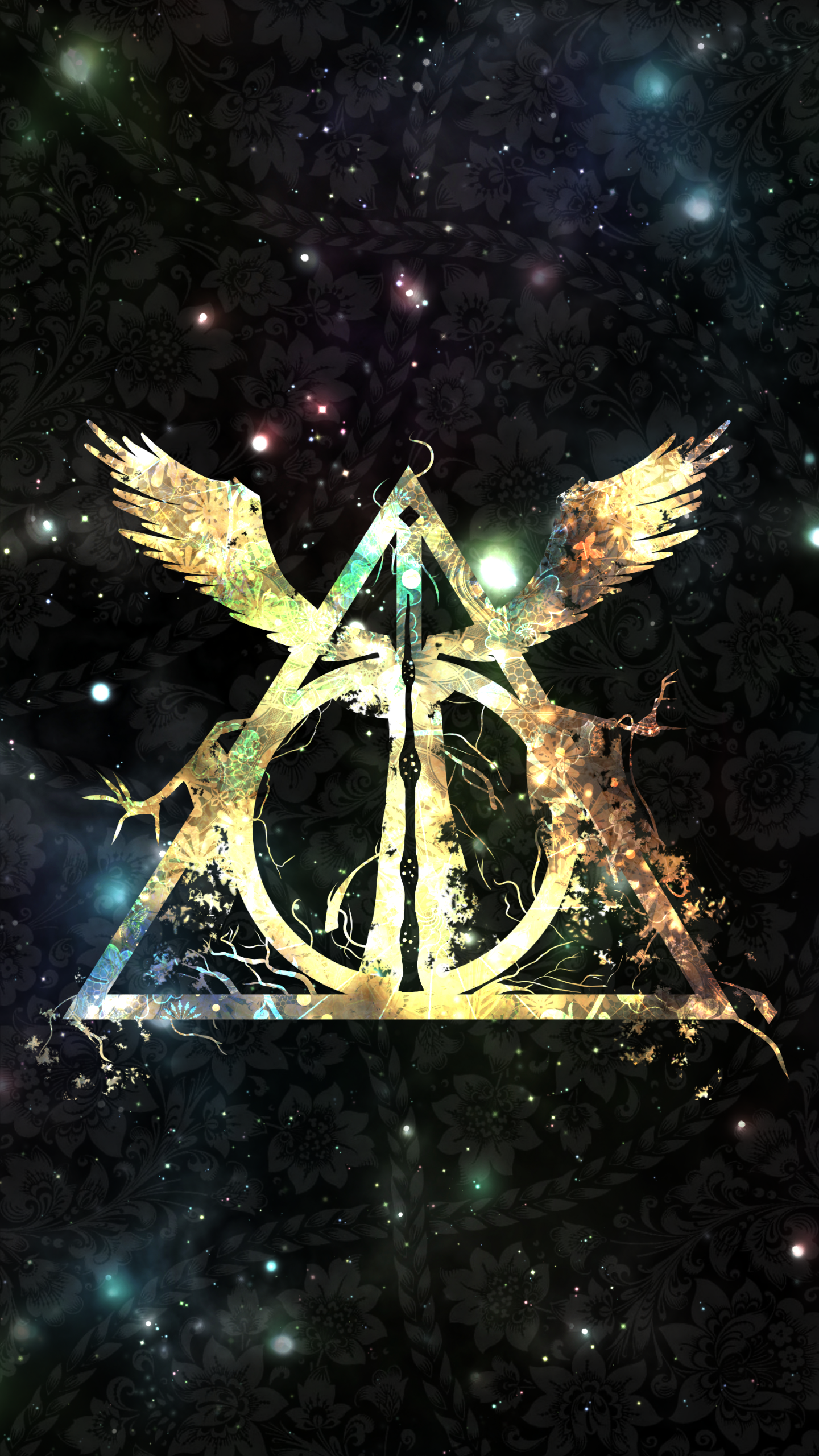 Harry Potter And The Deathly Hallows Symbol Wallpaper Wide Click