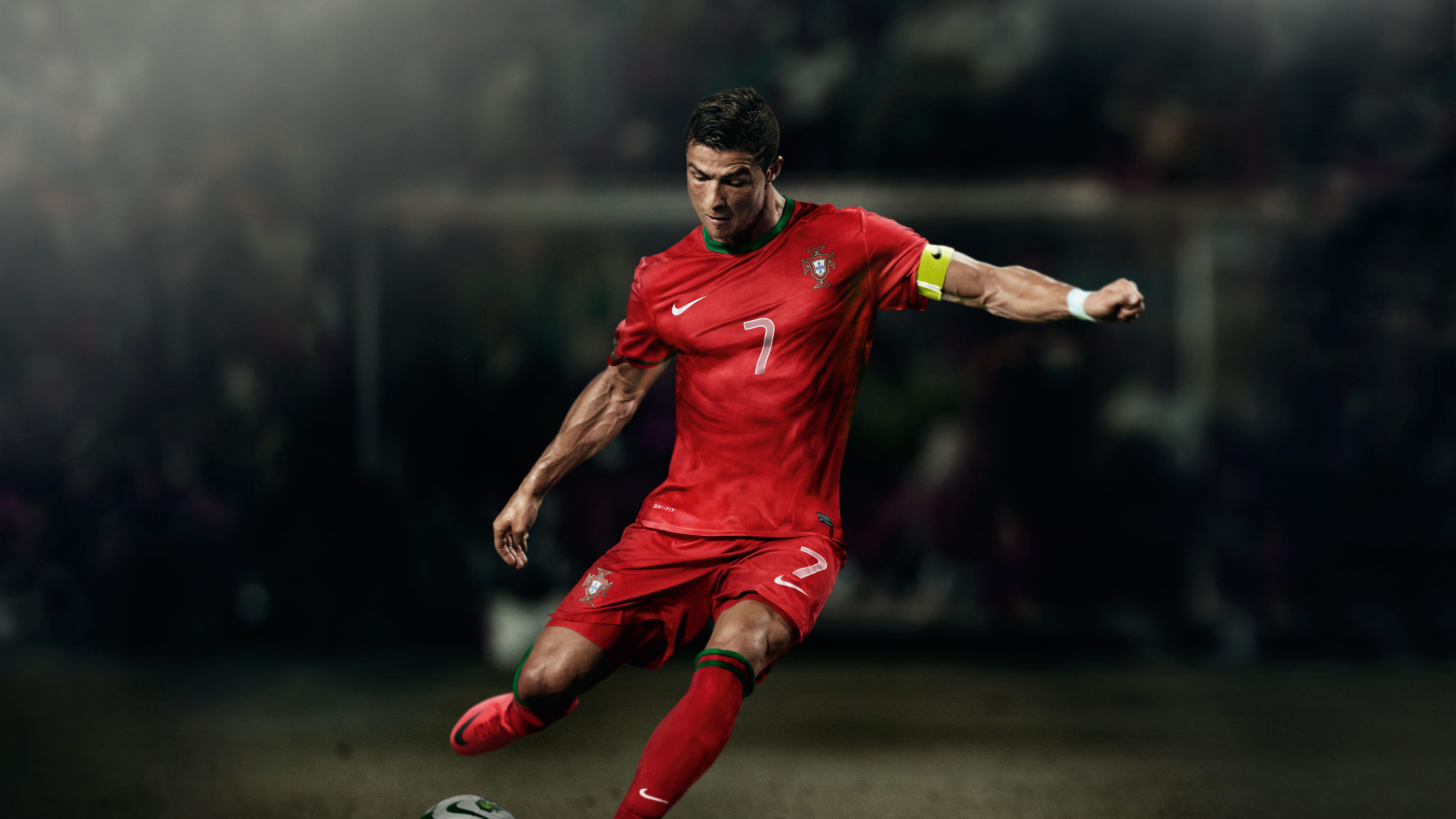 Wallpaper Cristiano Ronaldo, Soccer, Football player, 4K, Sports