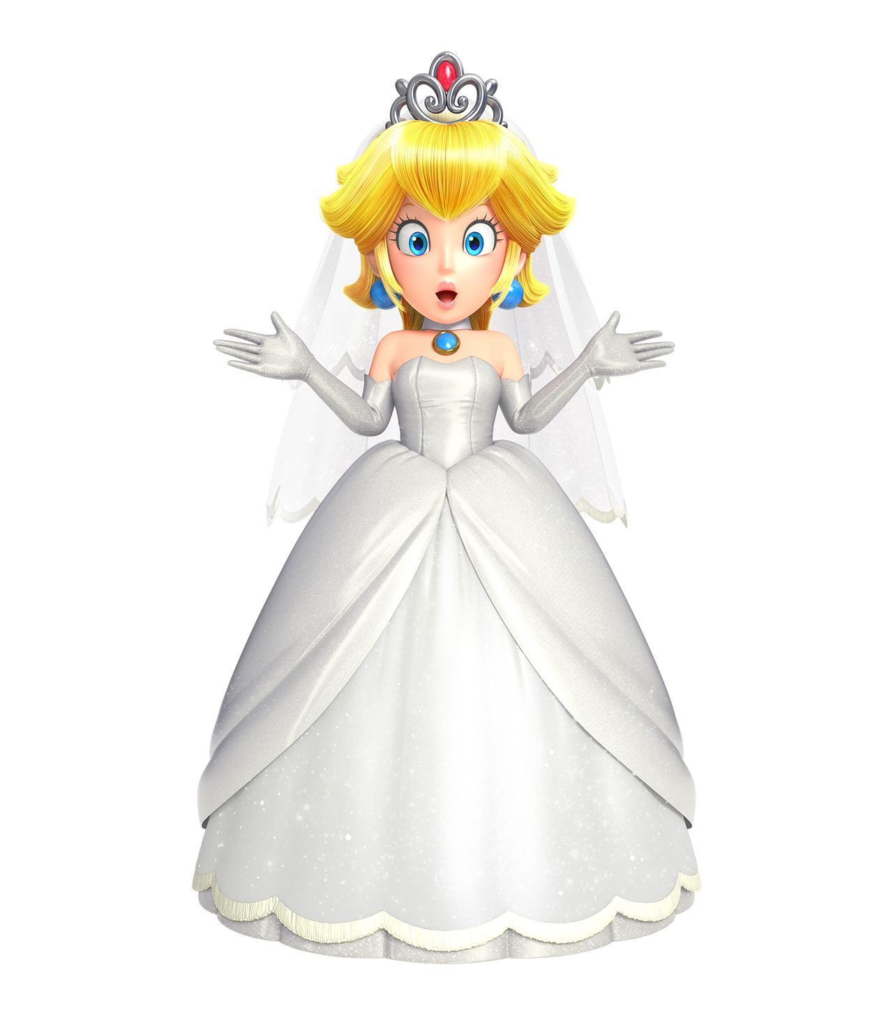 Princess Peach Bridal Dress. Super Mario Odyssey. Princess peach