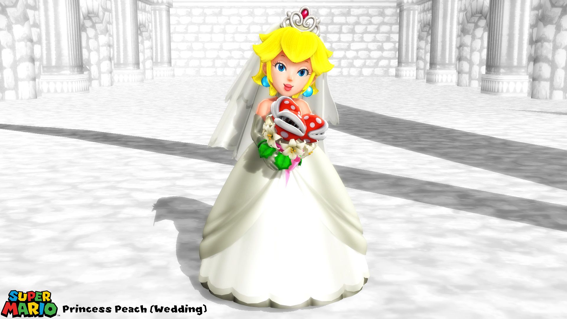 MMD Model) Princess Peach (Wedding) Download