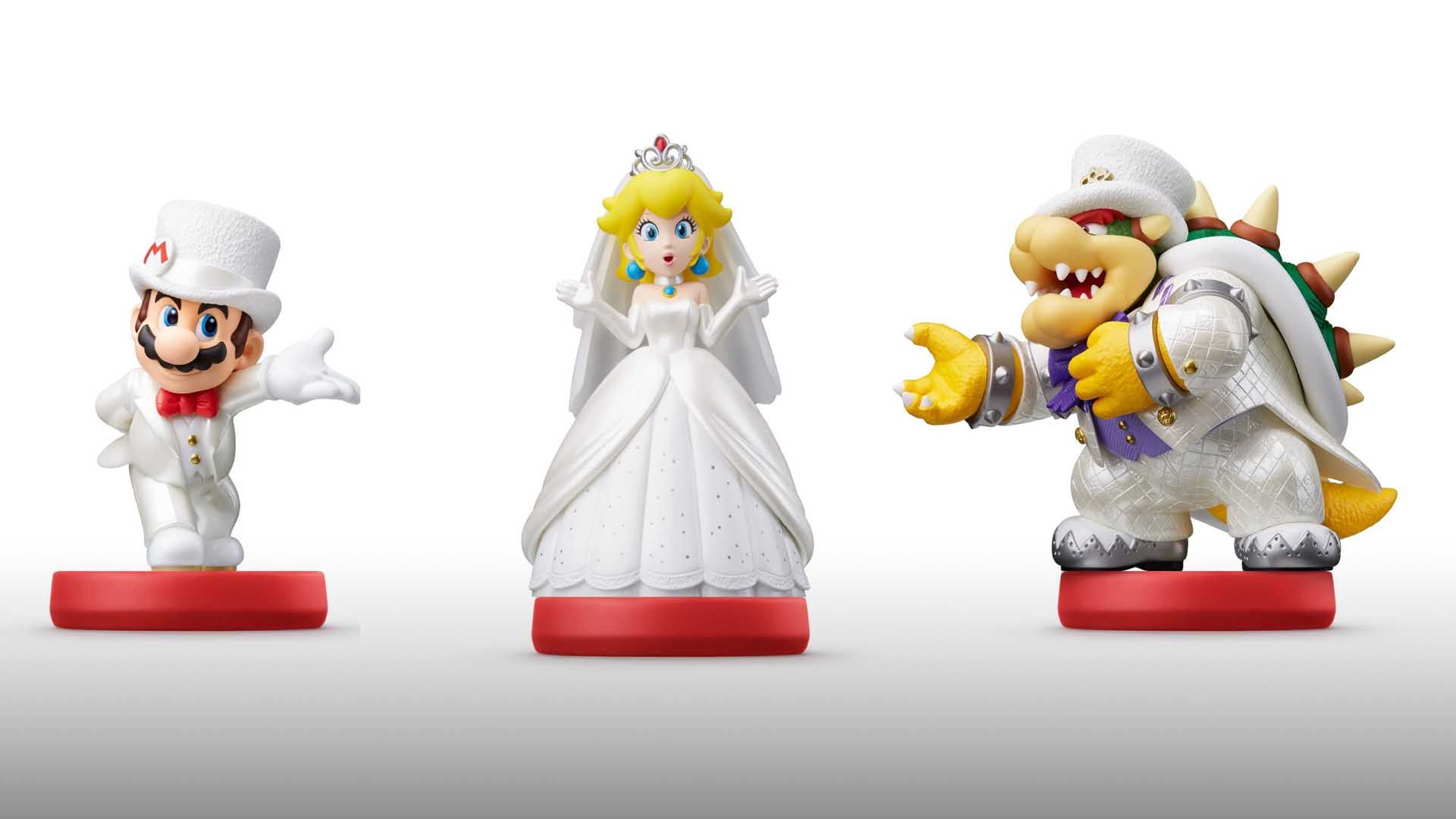 Wedding Super Mario Odyssey amiibo are in stock on Amazon