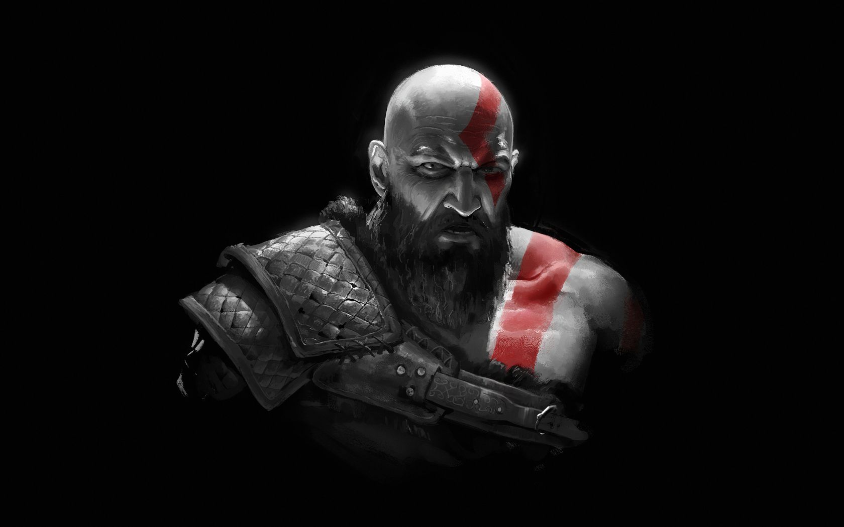 Kratos GoW Amoled 1680x1050 Resolution Wallpaper, HD