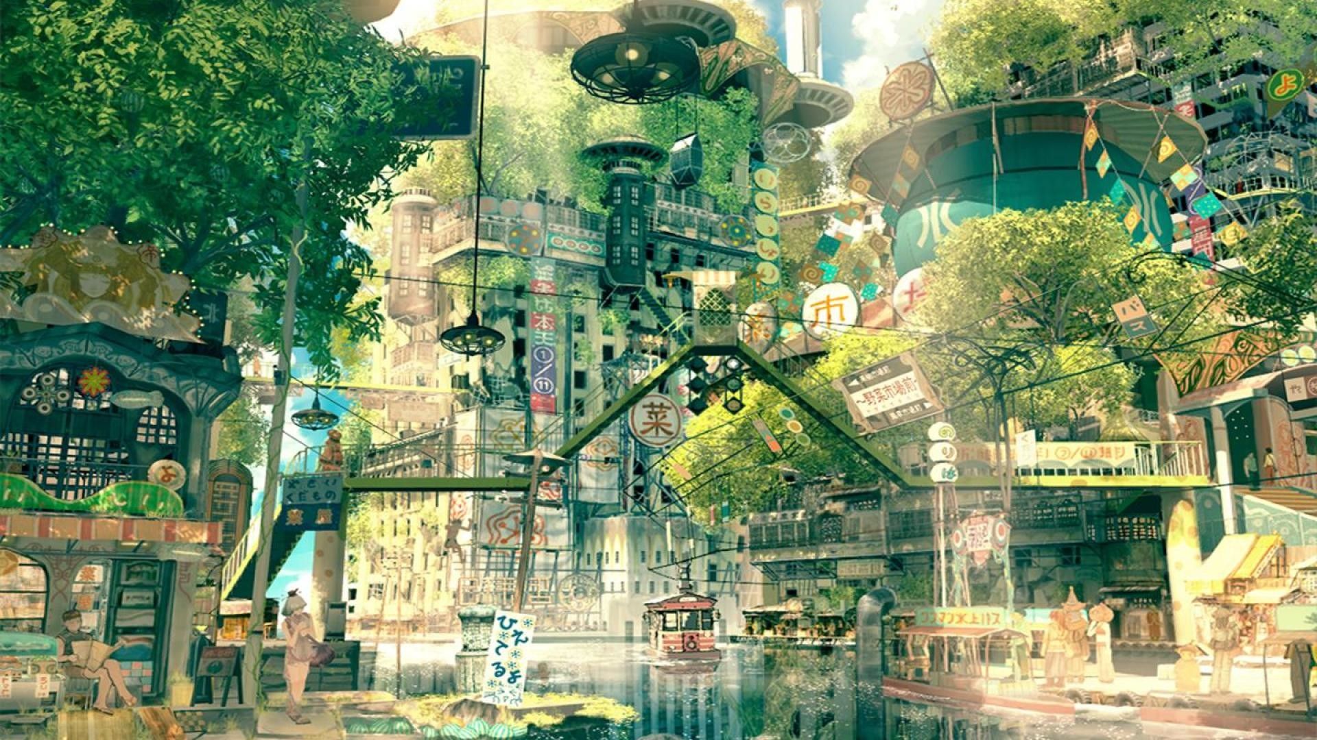4k Anime City Wallpapers - Wallpaper Cave