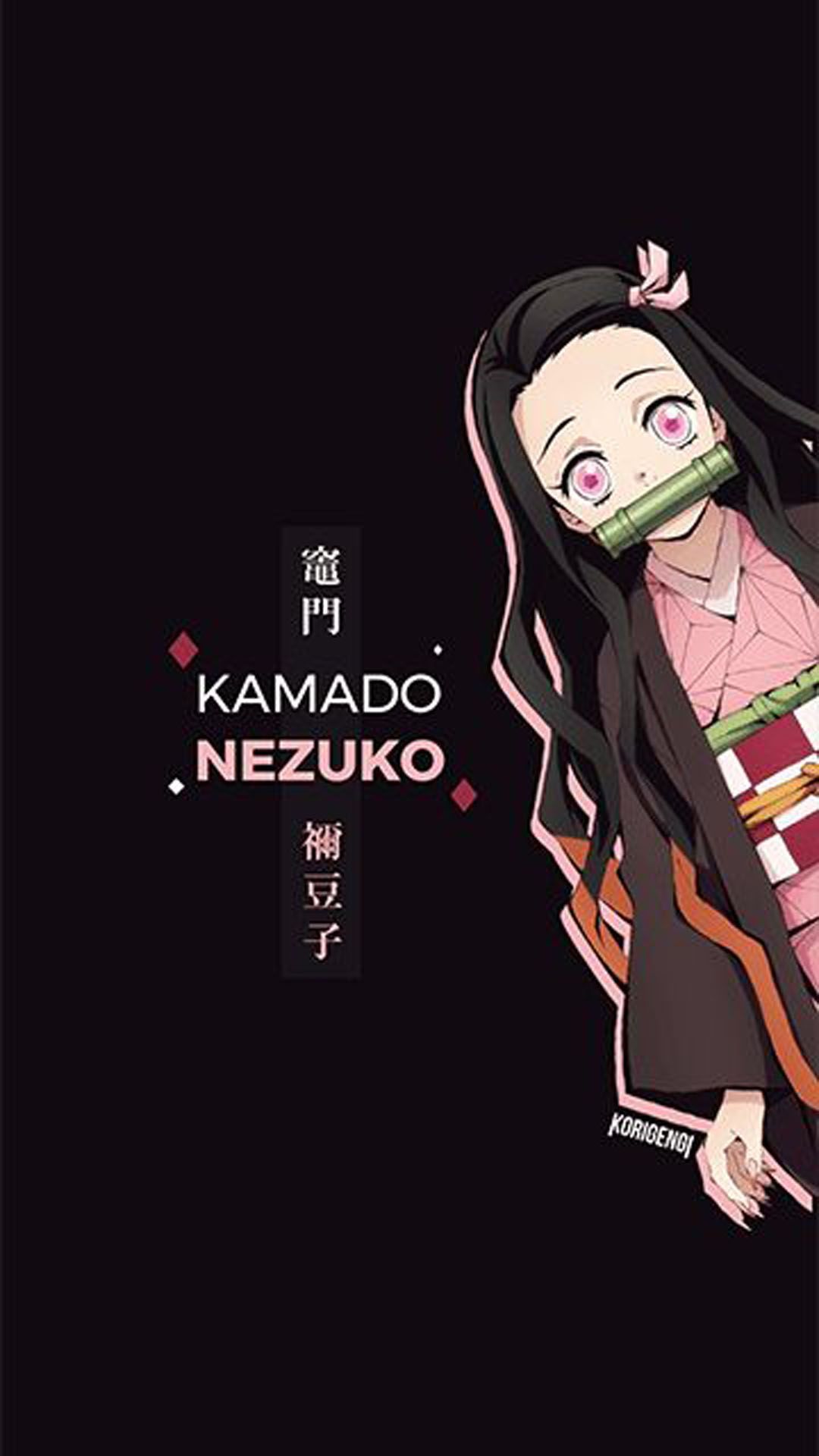 HD Wallpaper for mobile of Kimetsu no Yaiba. Seni anime