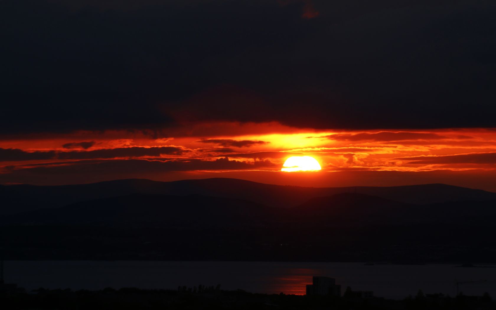 Sunset In Scotland 1680x1050 Resolution Wallpaper, HD