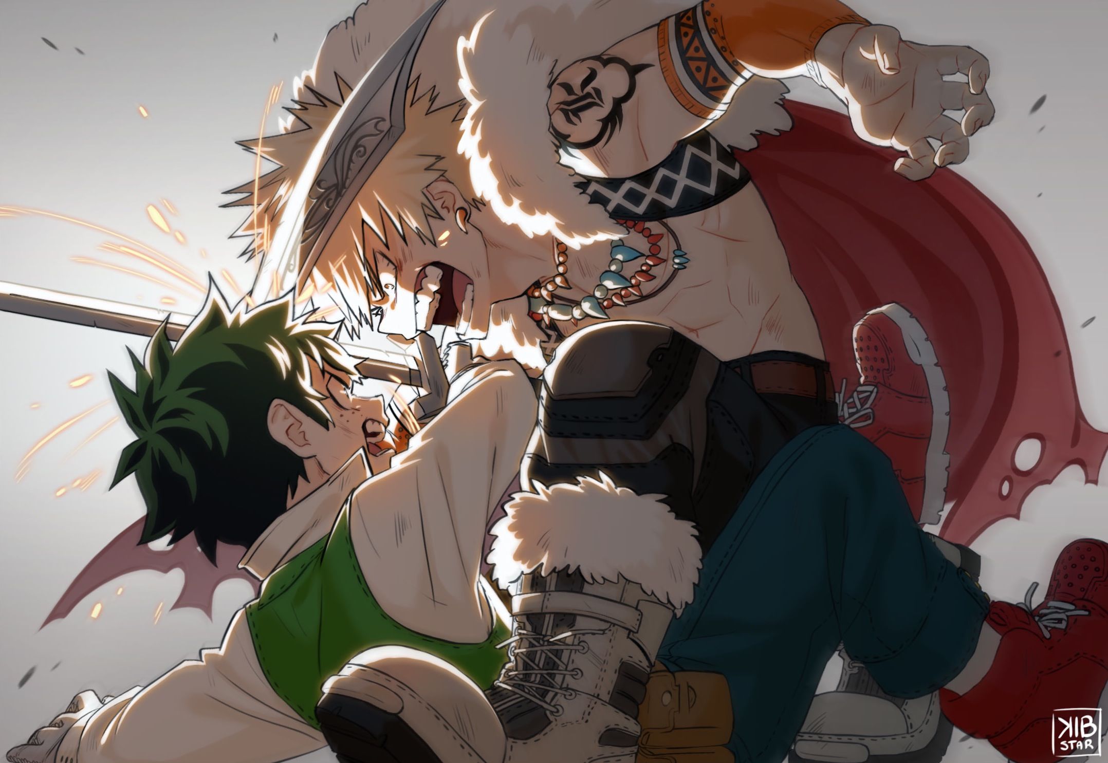 Tons of awesome Bakugo x Deku My Hero Academia wallpapers to download for f...