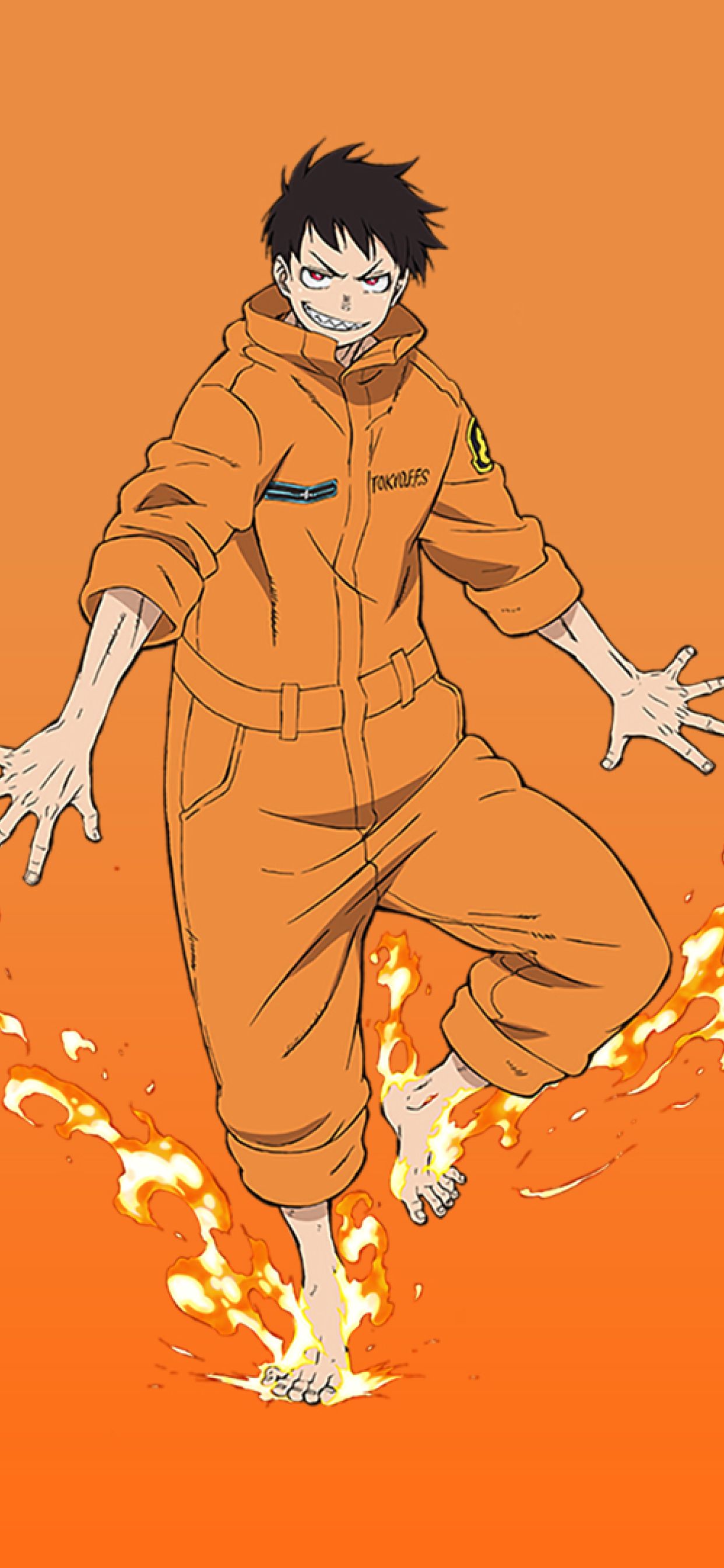 Wallpaper ID 389052  Anime Fire Force Phone Wallpaper Shinra Kusakabe  1080x1920 free download