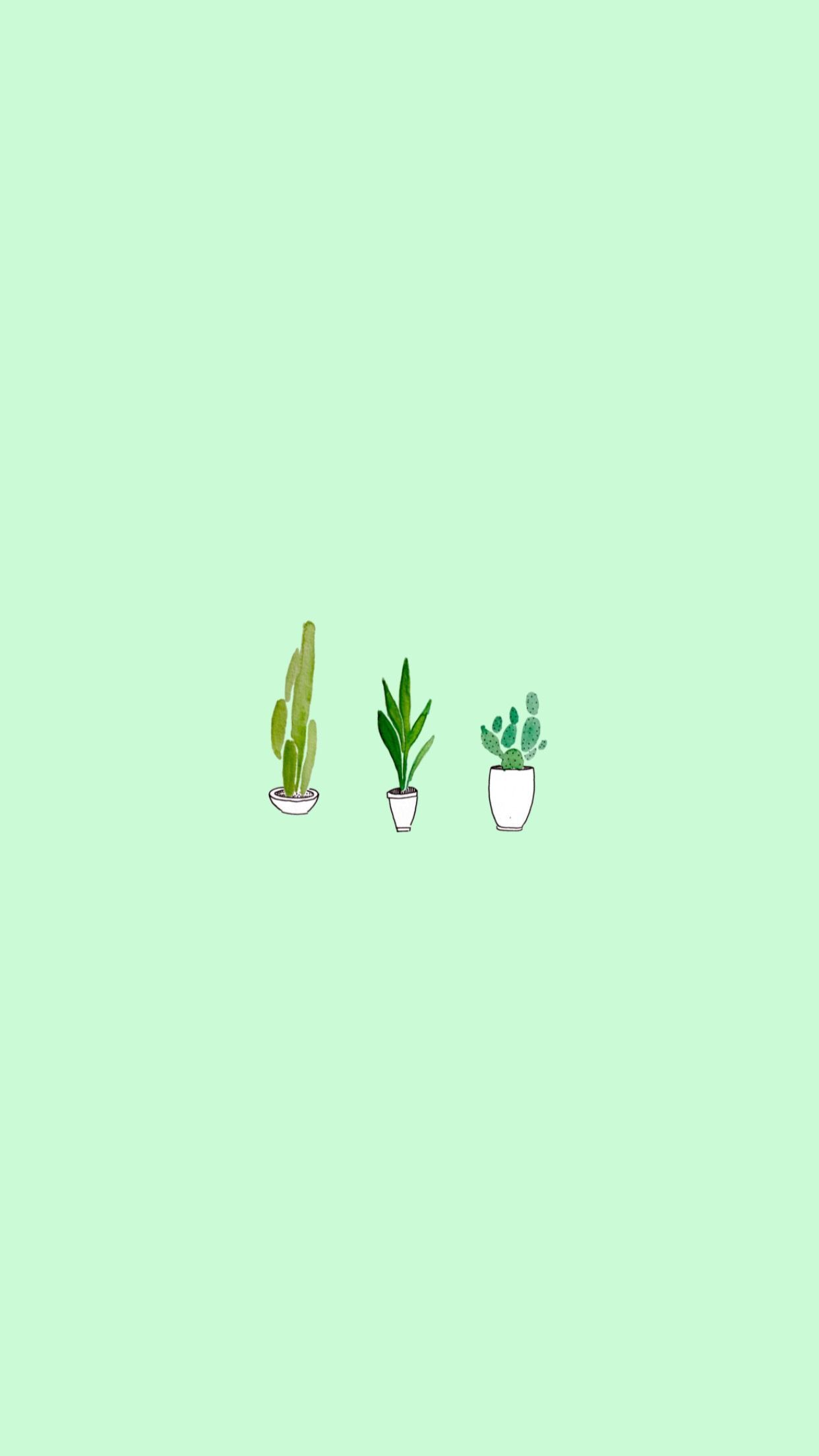 Cute Green Wallpaper