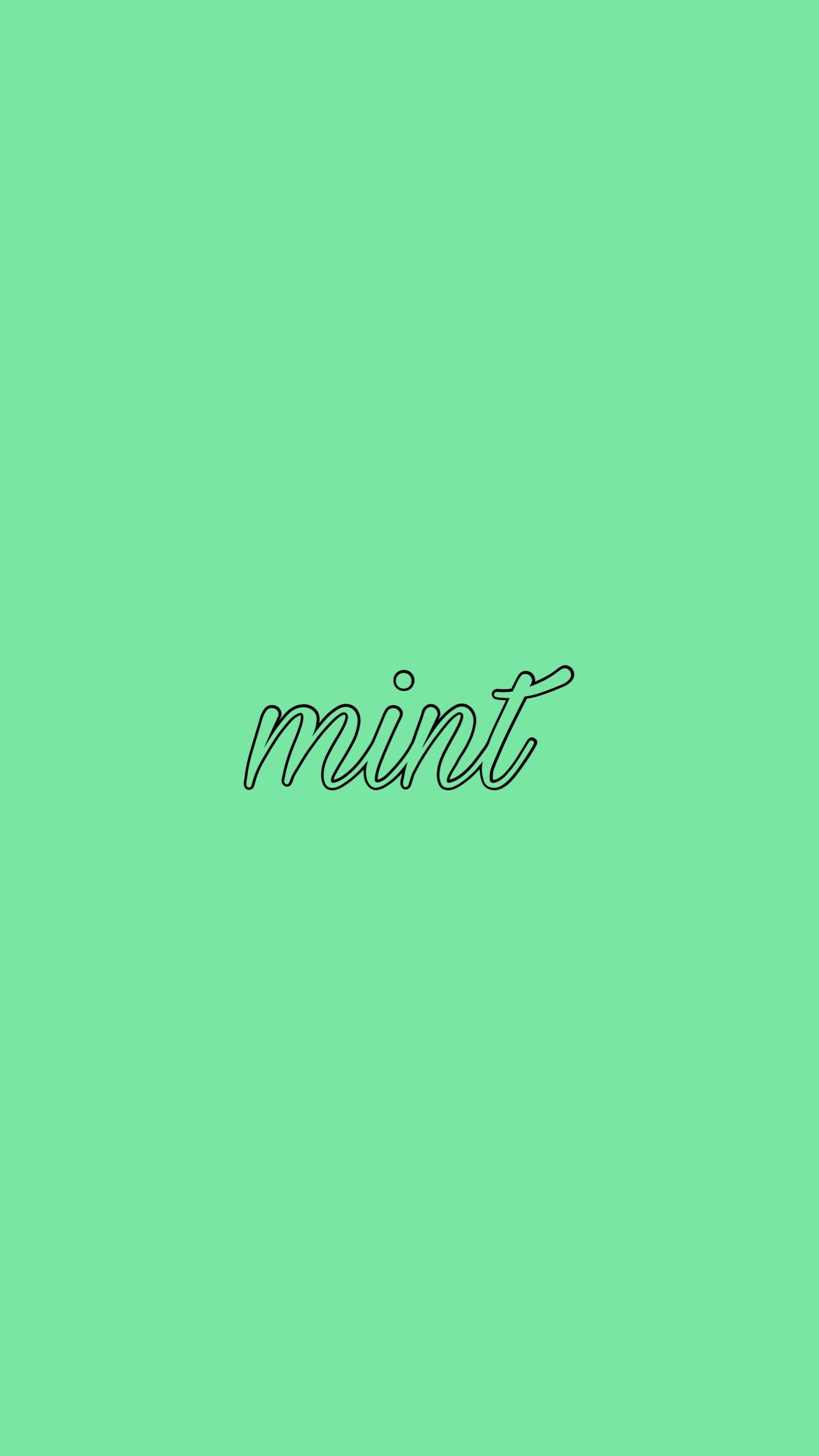 Wallpaper Mint Green Minty Minty Greeeeen. Quote aesthetic, Green