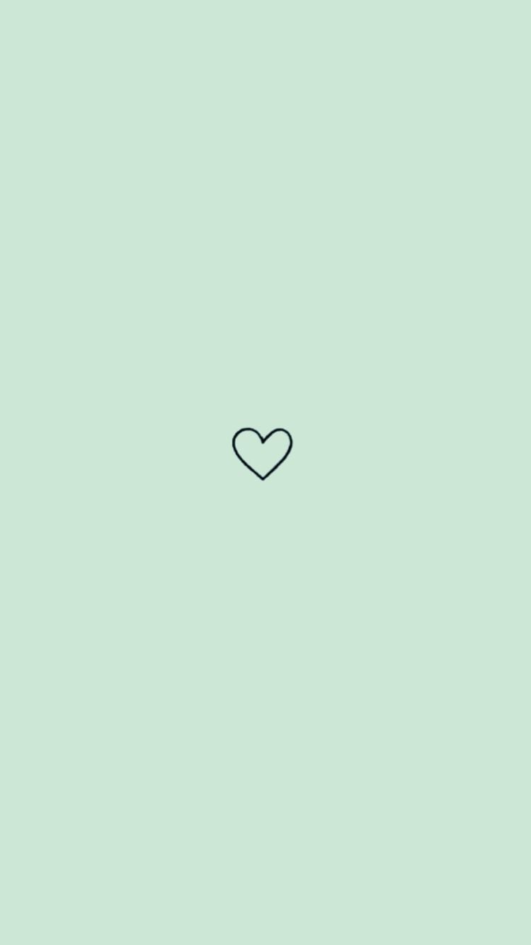 Simple Mint Green Aesthetic Wallpaper