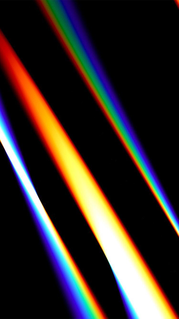 Lense Rainbow Dark Color Pattern Background Wallpaper