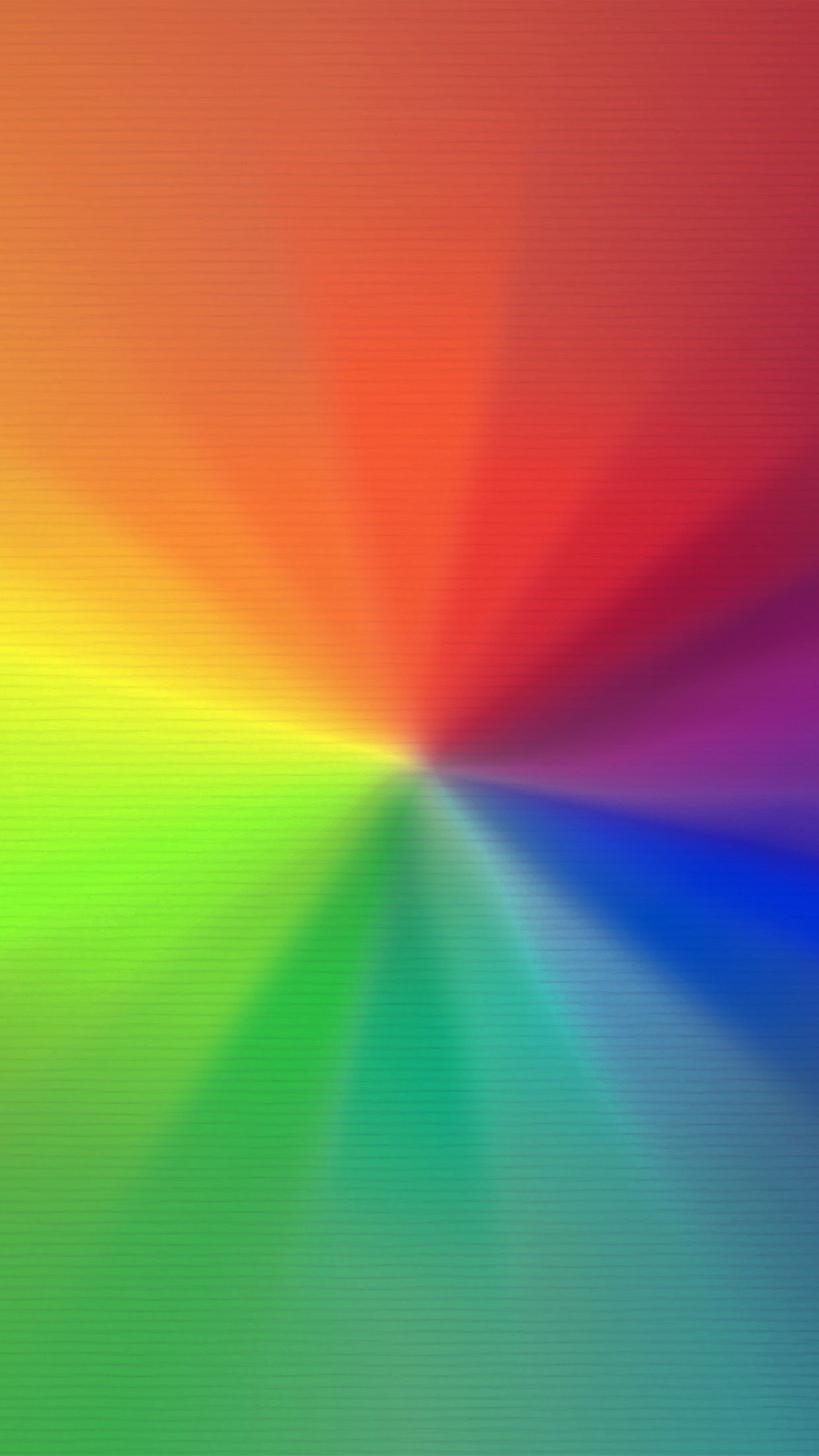 iPhone X wallpaper. rainbow color circle