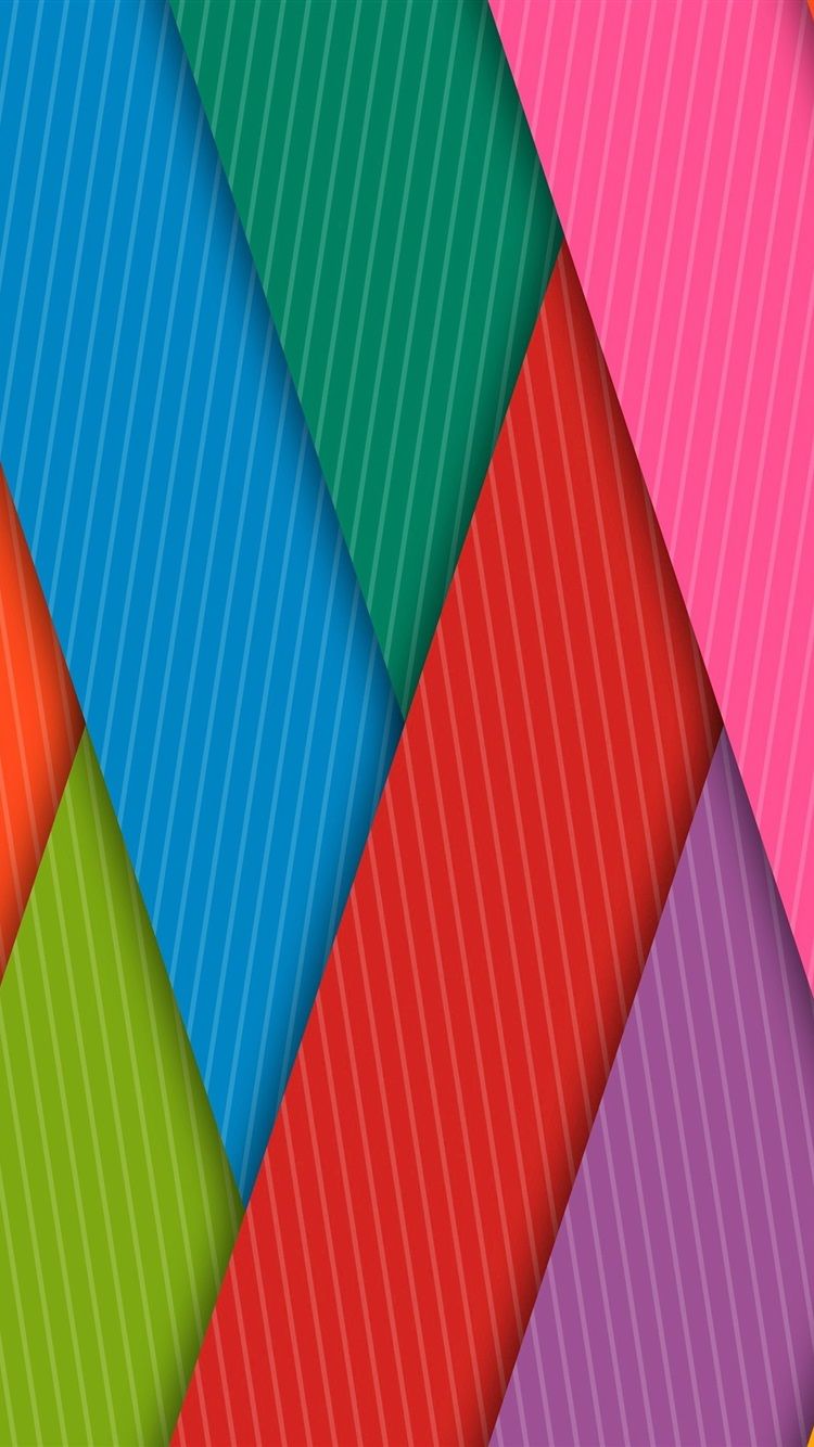 Rainbow Color Stripes, Grille, Lines 1080x1920 IPhone 8 7 6 6S
