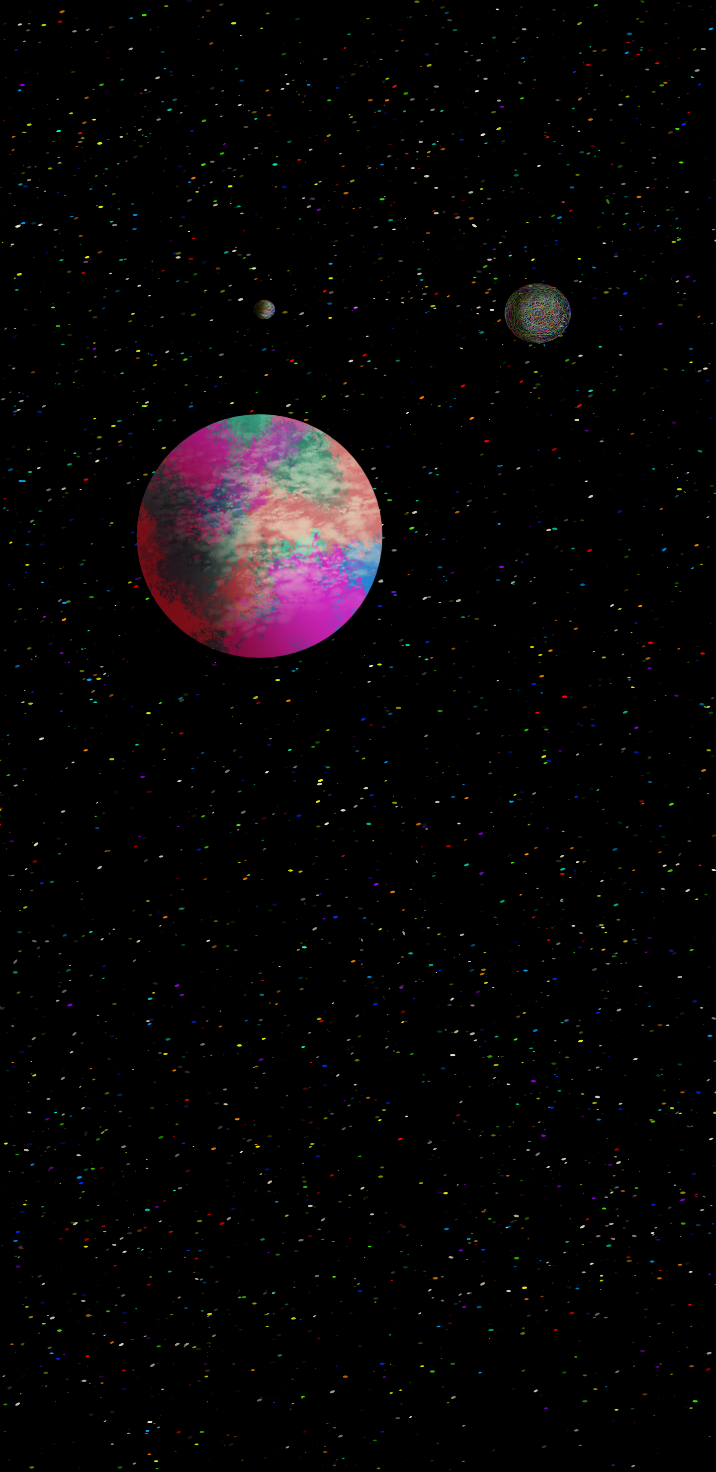 Color bomb planet digital 2960x1440