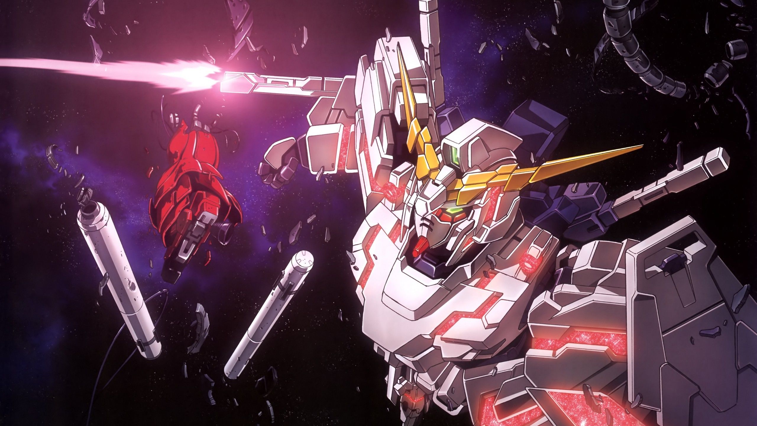 Download 2560x1440 Rx 0 Unicorn Gundam, Mobile Suit Gundam, Sci Fi
