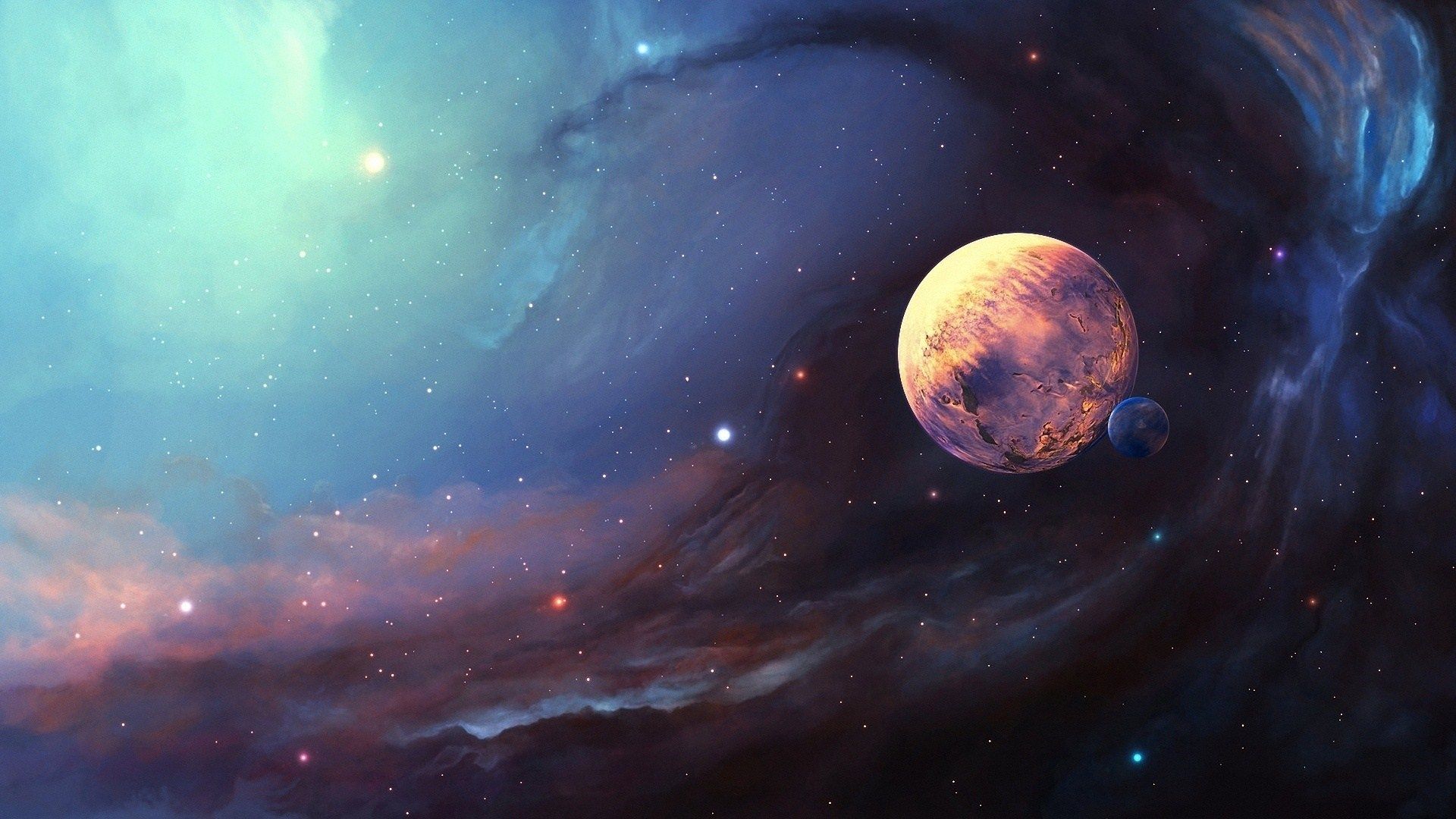 Stars and Moon Wallpaper