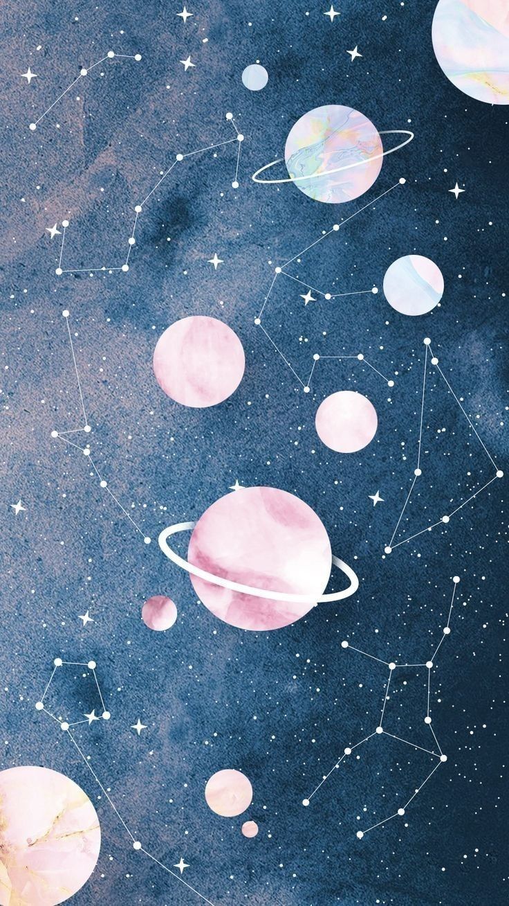 Wallpaper, Planets, And Background Image Aesthetic