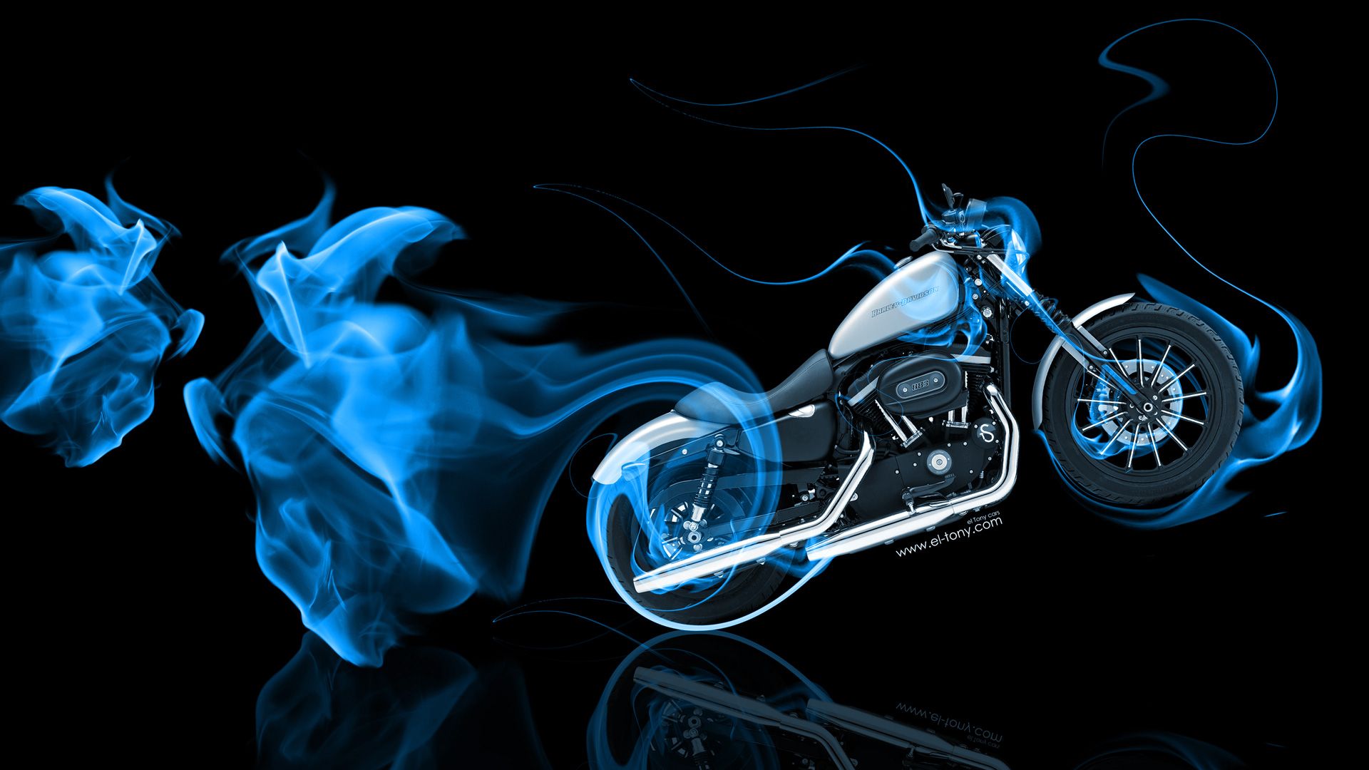 Moto Gun Super Fire Flame Abstract Bike 2016 Wallpaper 4k El Tony