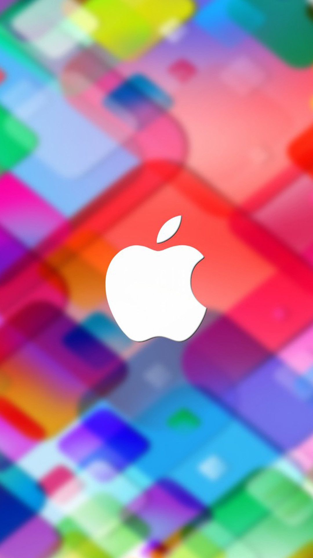 Apple Colourful Wallpaper Designed For iPhone