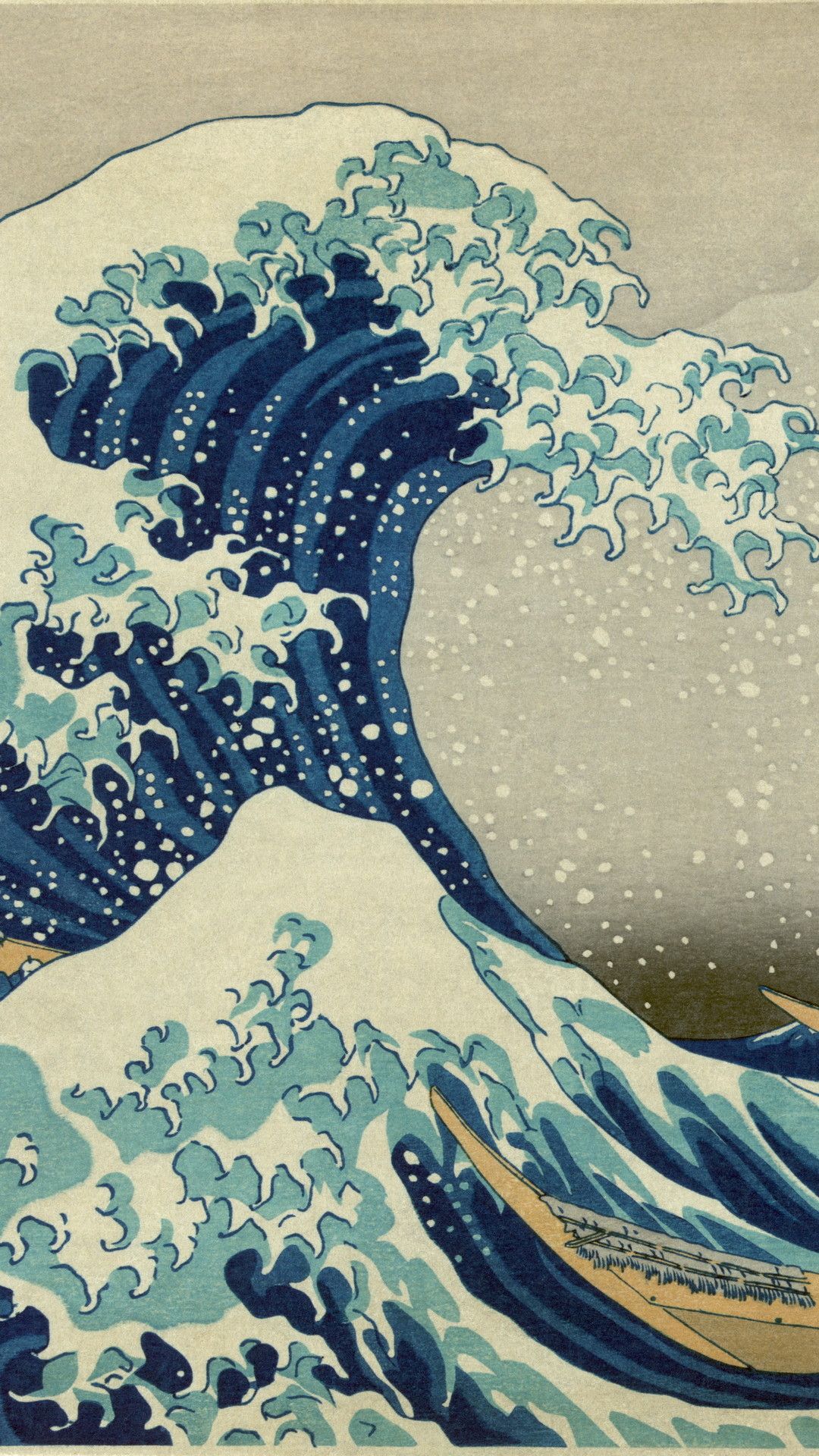 Katsushika Hokusai. Japan art iPhone wallpaper