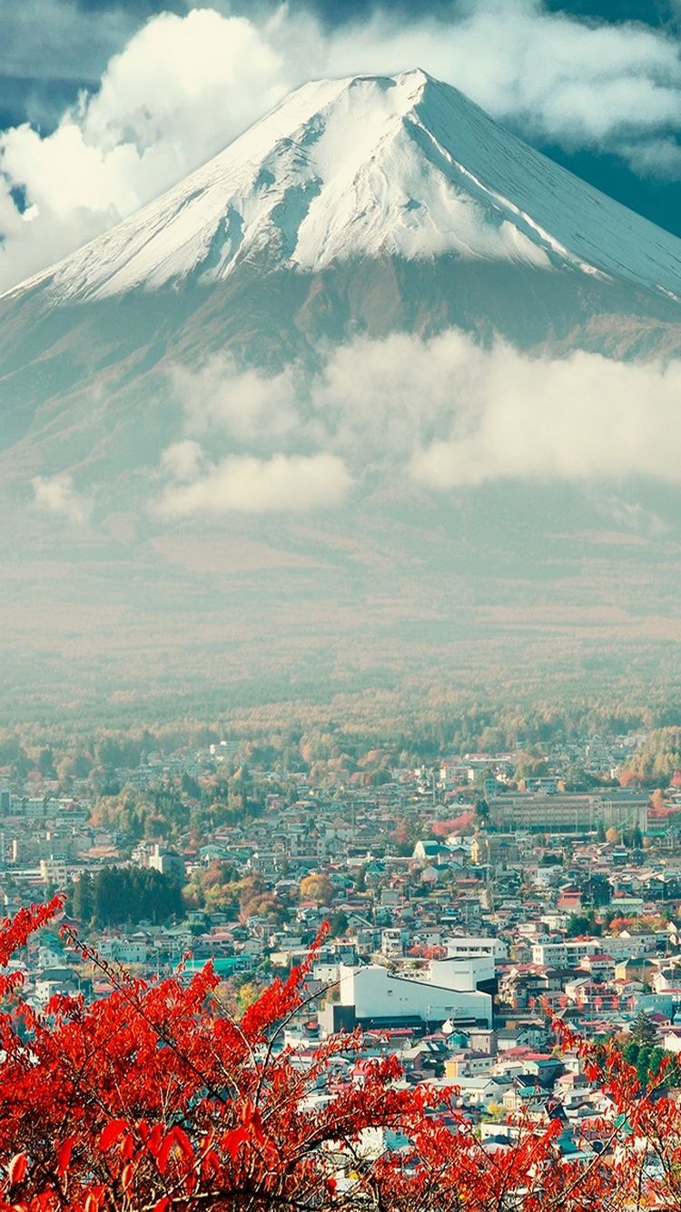 Free download Download Mount Fuji Japan City iPhone 6 Wallpaper