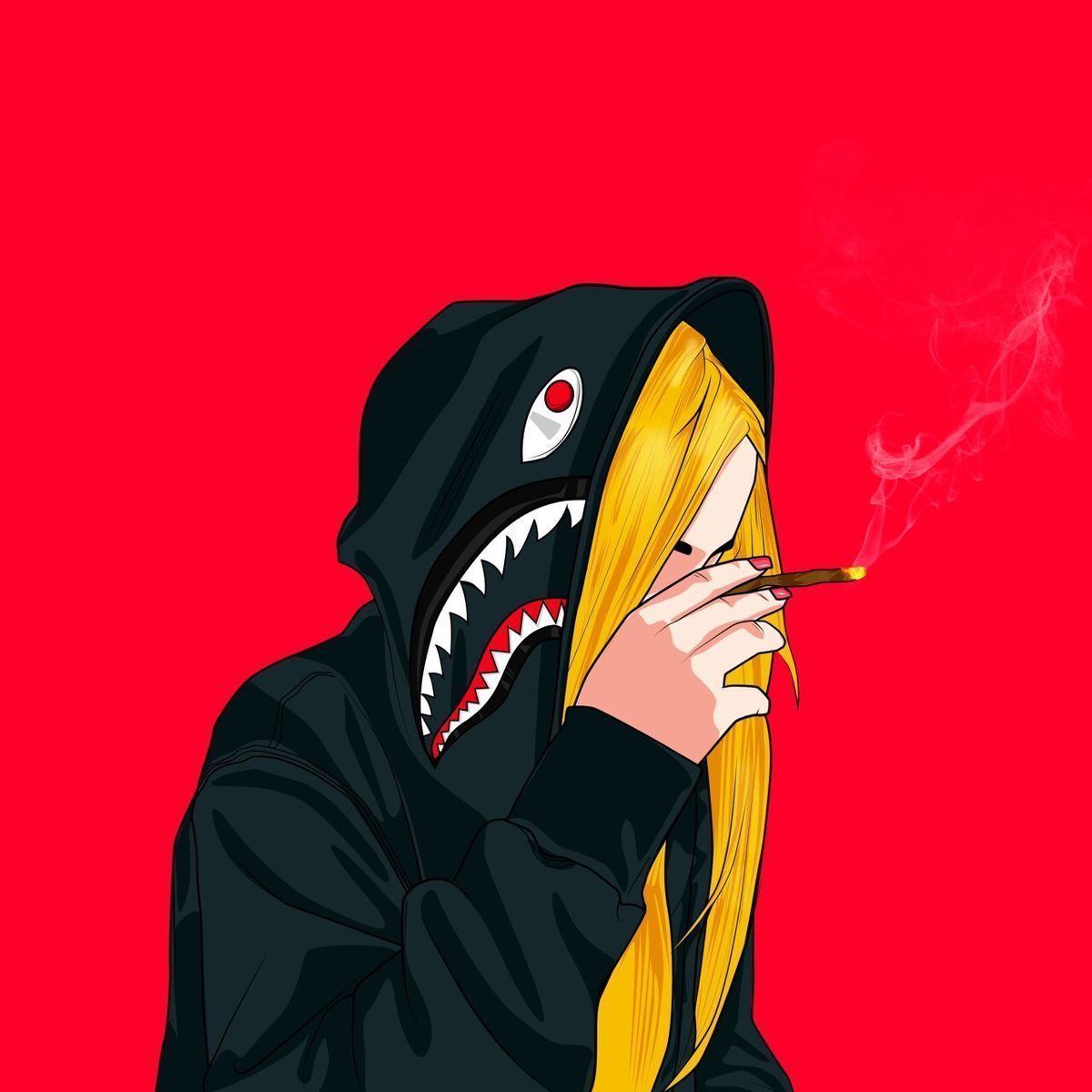 Cool BAPE Girl Wallpaper