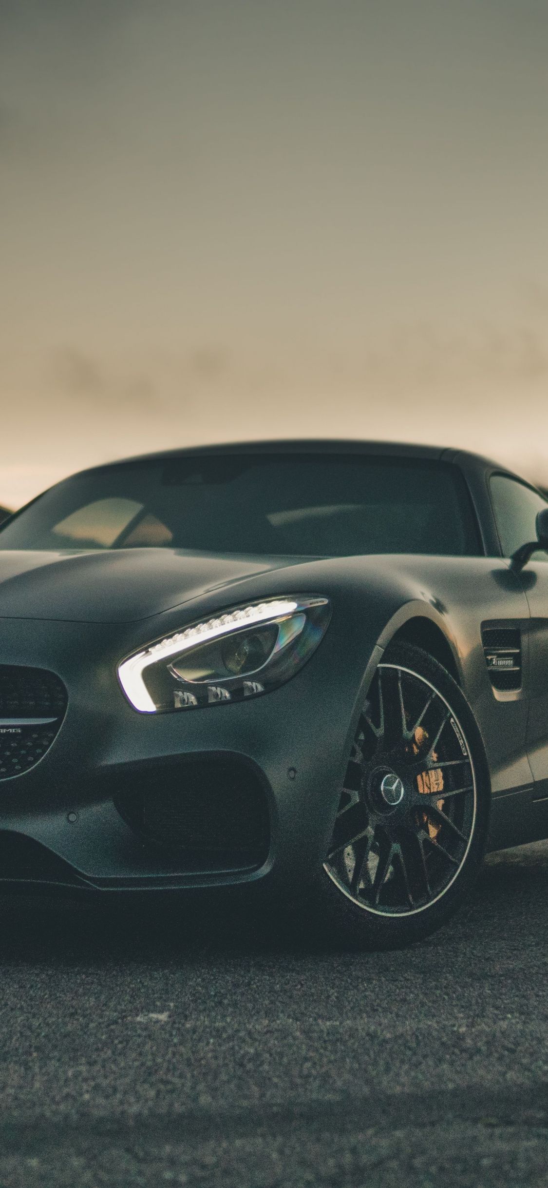 Download Black, Mercedes Amg Gt, Sports Car 1125x2436 Wallpaper, Iphone X, 1125x2436 HD Image, Background, 17466