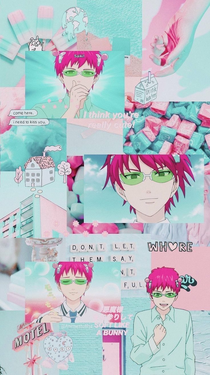 saiki. Aesthetic anime, Cute cartoon