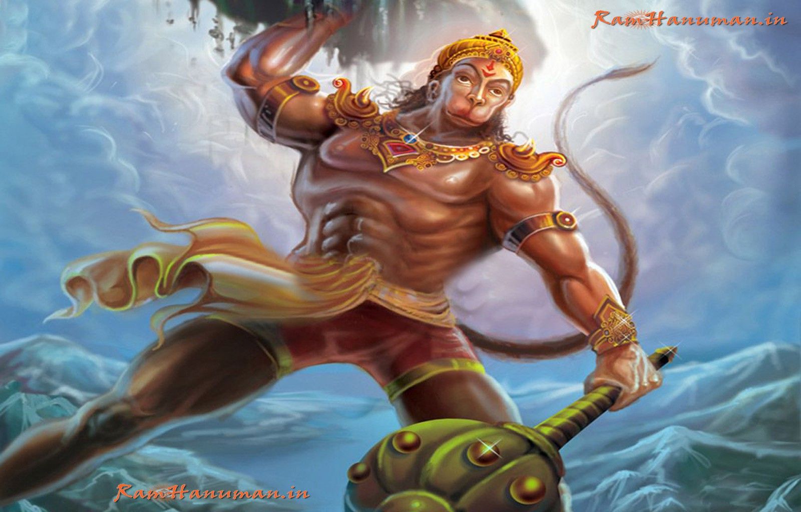 Best Lord Hanuman Angry wallpaper HD Free Download in High Quality