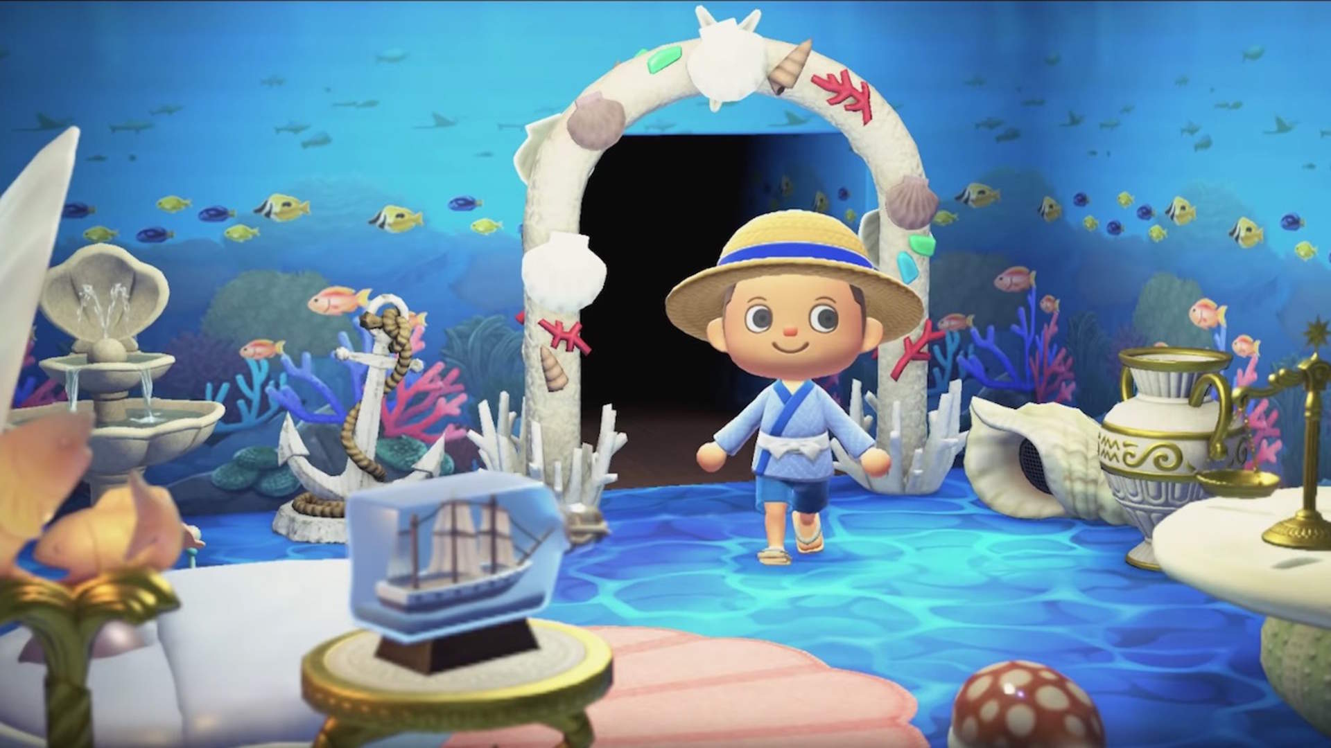 Animal Crossing: New Horizons Appears to Let You Decorate Your House With Animated Wallpaper