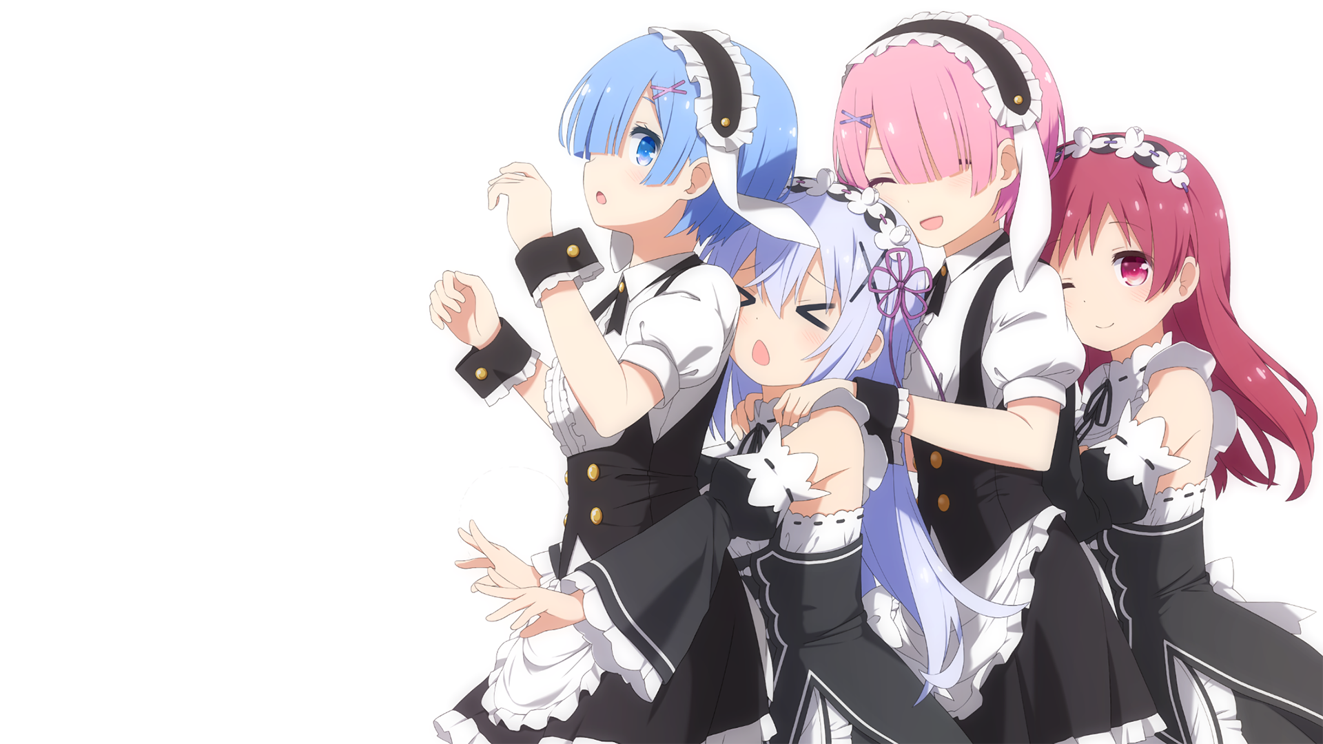 Download wallpapers Chino Kafu, manga, Gochuumon wa Usagi desu ka, blue  eyes, Is the Order a Rabbit for desktop free. Pictures for desktop free