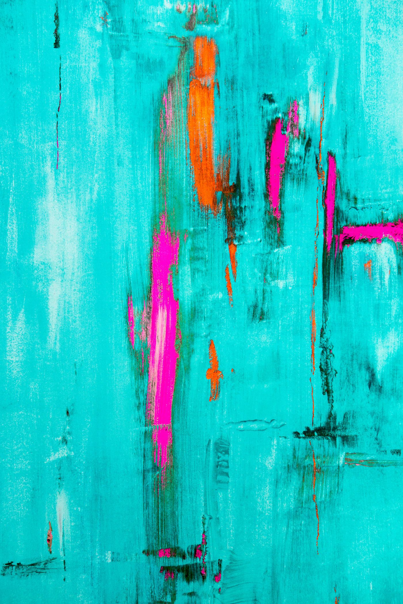 Teal Abstract Wallpaper