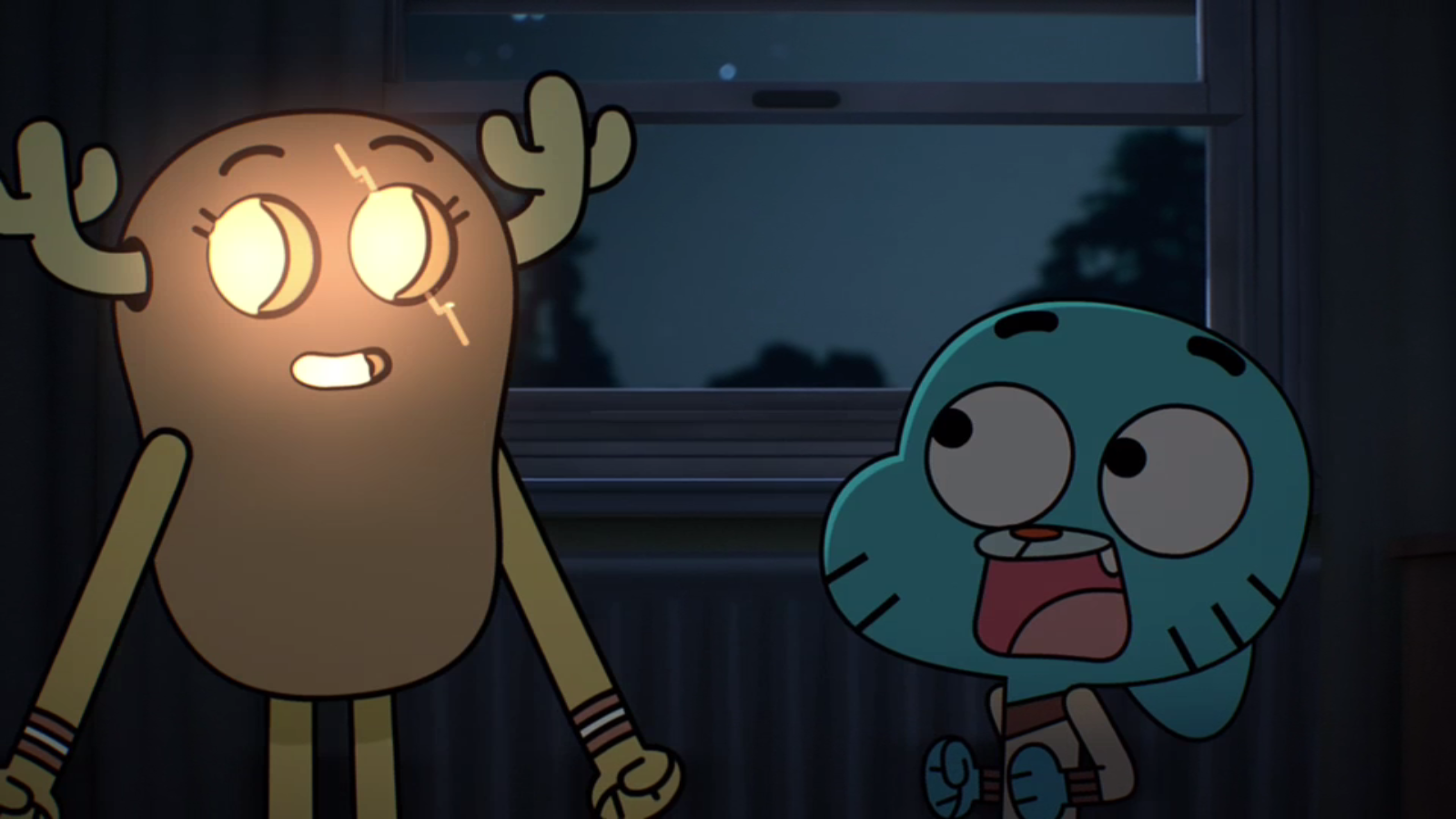 the amazing world of gumball penny turns into a wolf