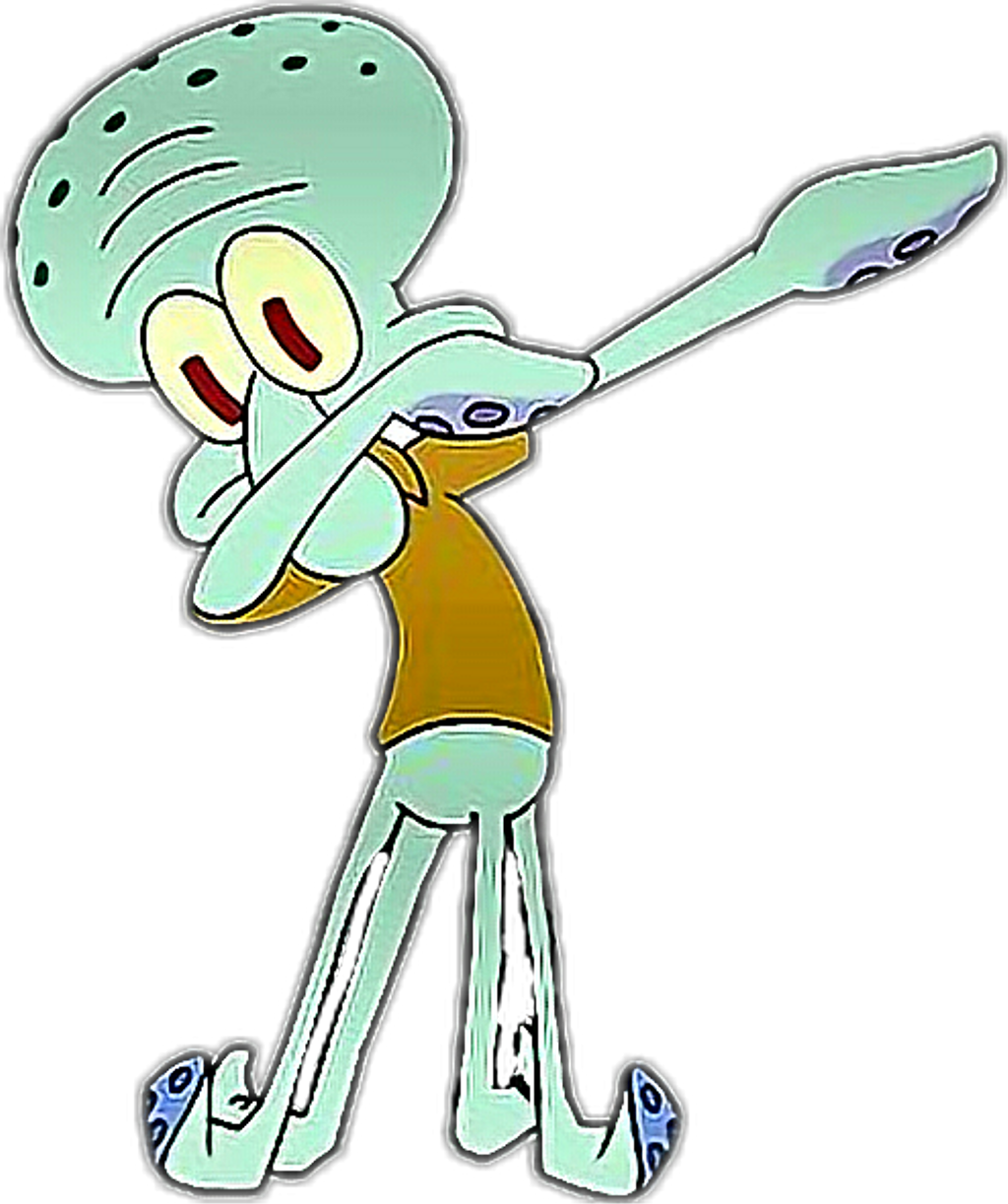 ftestickers #squidward #dab #dance Dab Wallpaper iPhone Clipart Size Clipart