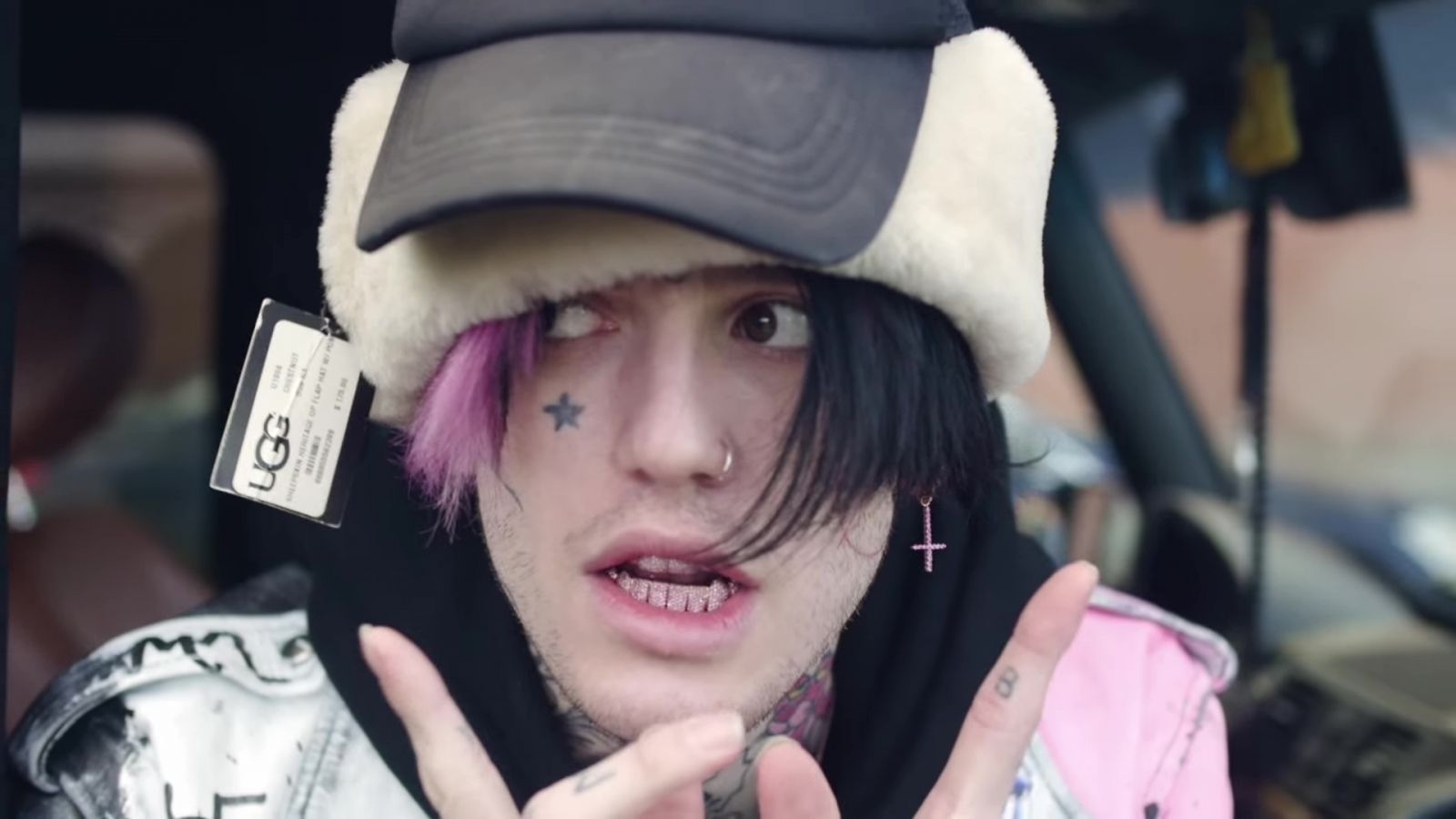 Free download UGG Hat Worn by Lil Peep in Benz Truck 2017 Official