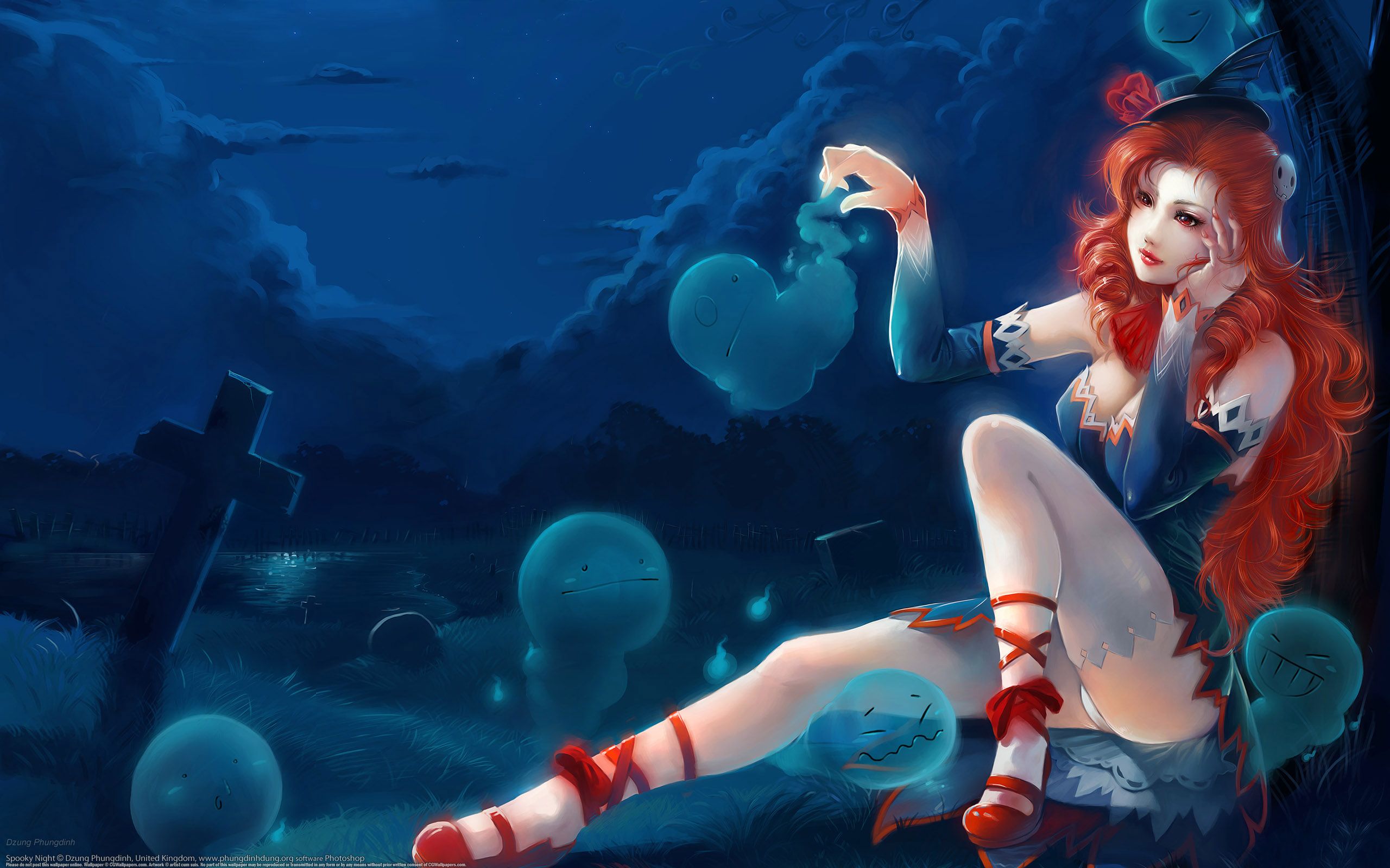 Anime Fantasy Girl Wallpaper Girl Red Hair, Download
