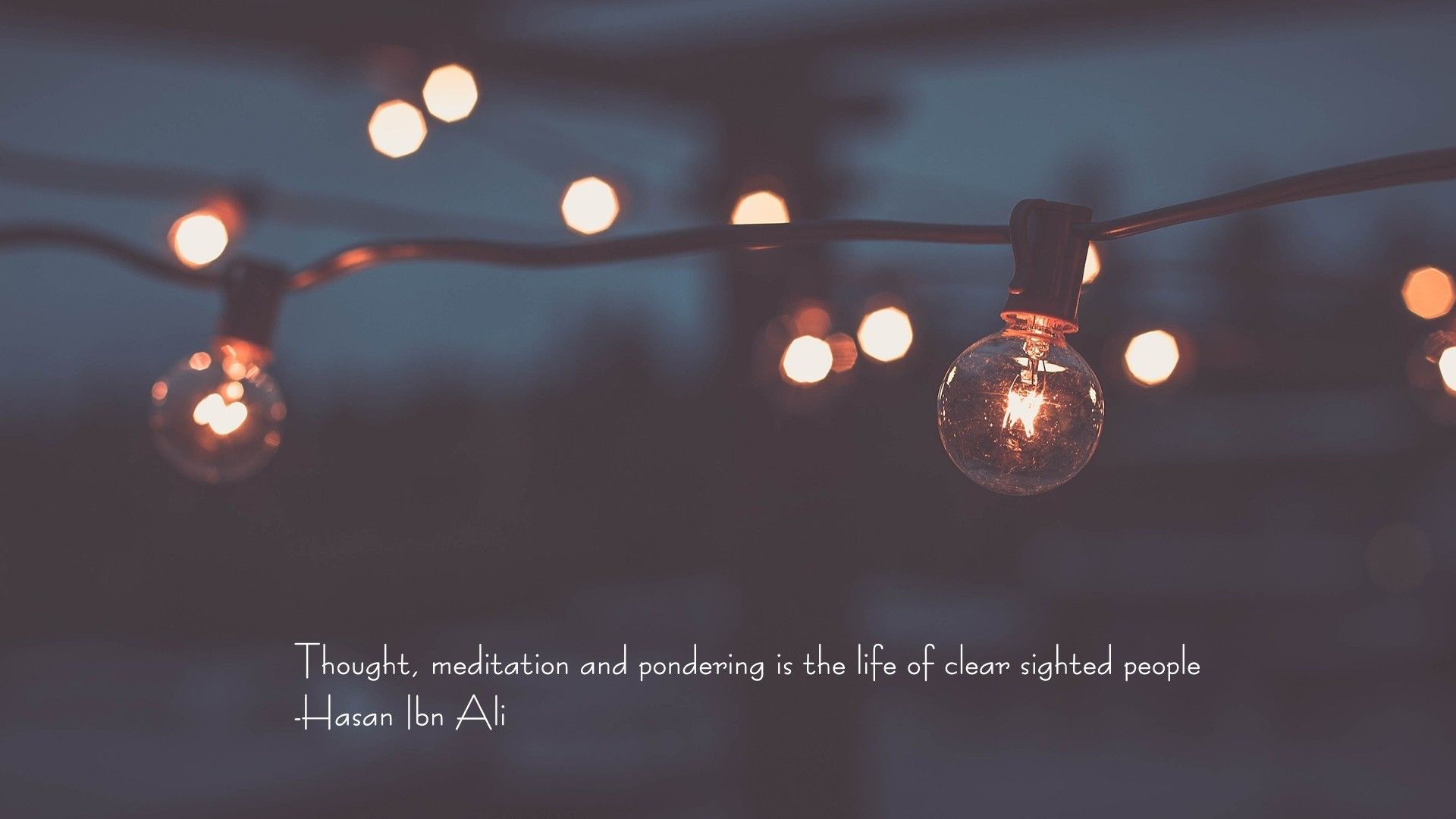 Islam, Hasan Ibn Ali, Imam, Quote, Imam Hasan, Lights, Wire, Depth