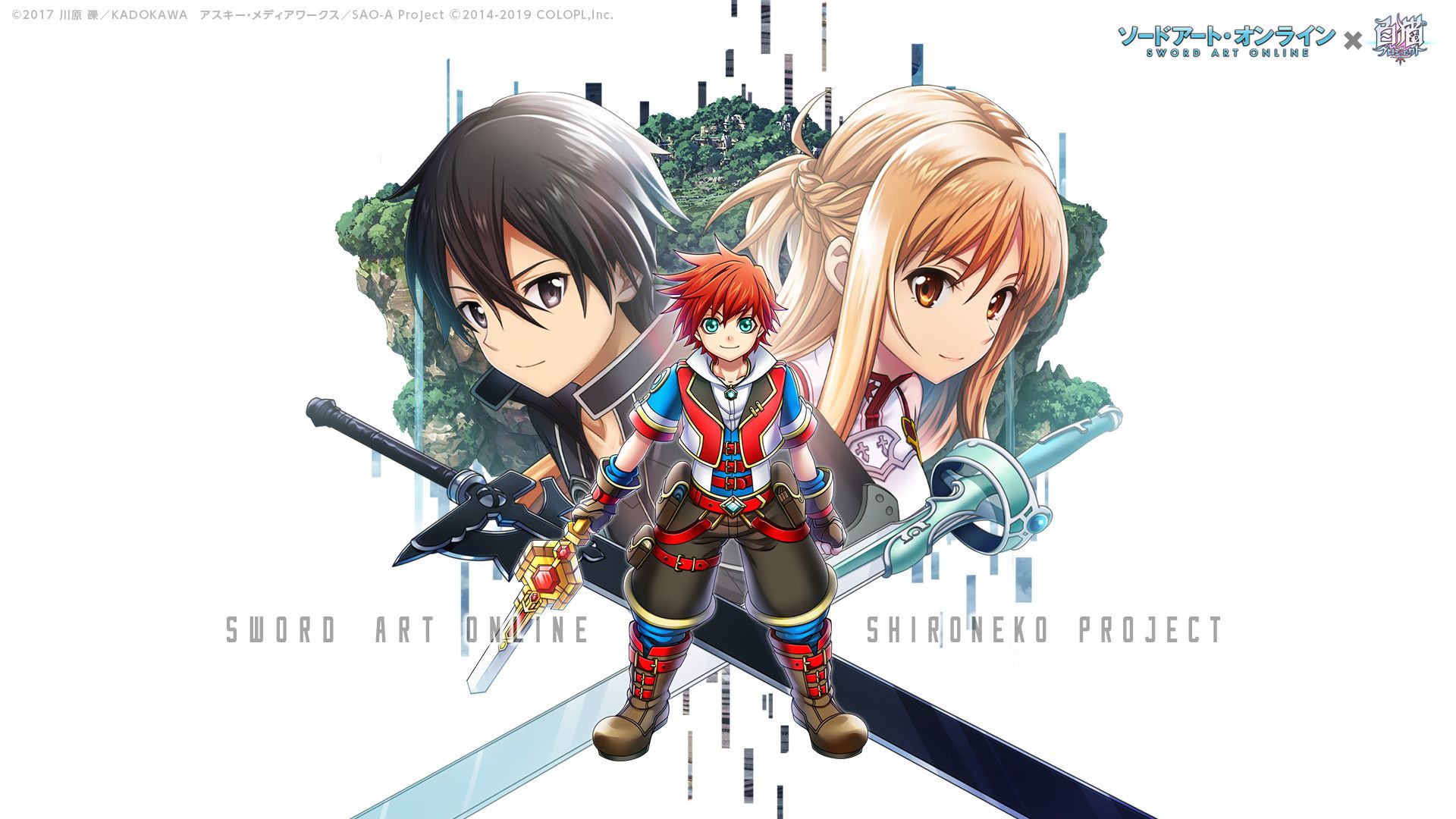 Sword Art Online Crossover Shironeko Project Wallpaper, HD Anime
