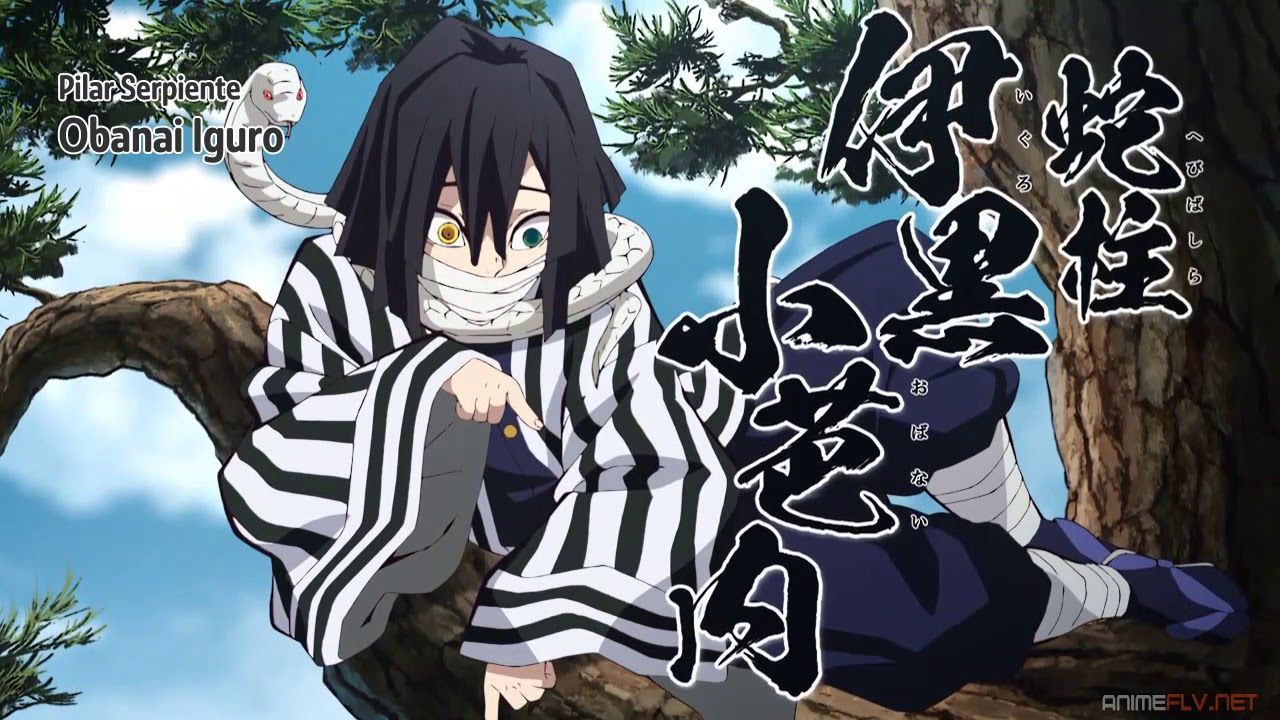 Obanai Iguro (Kimetsu no Yaiba). Serpente, Anime, Manga