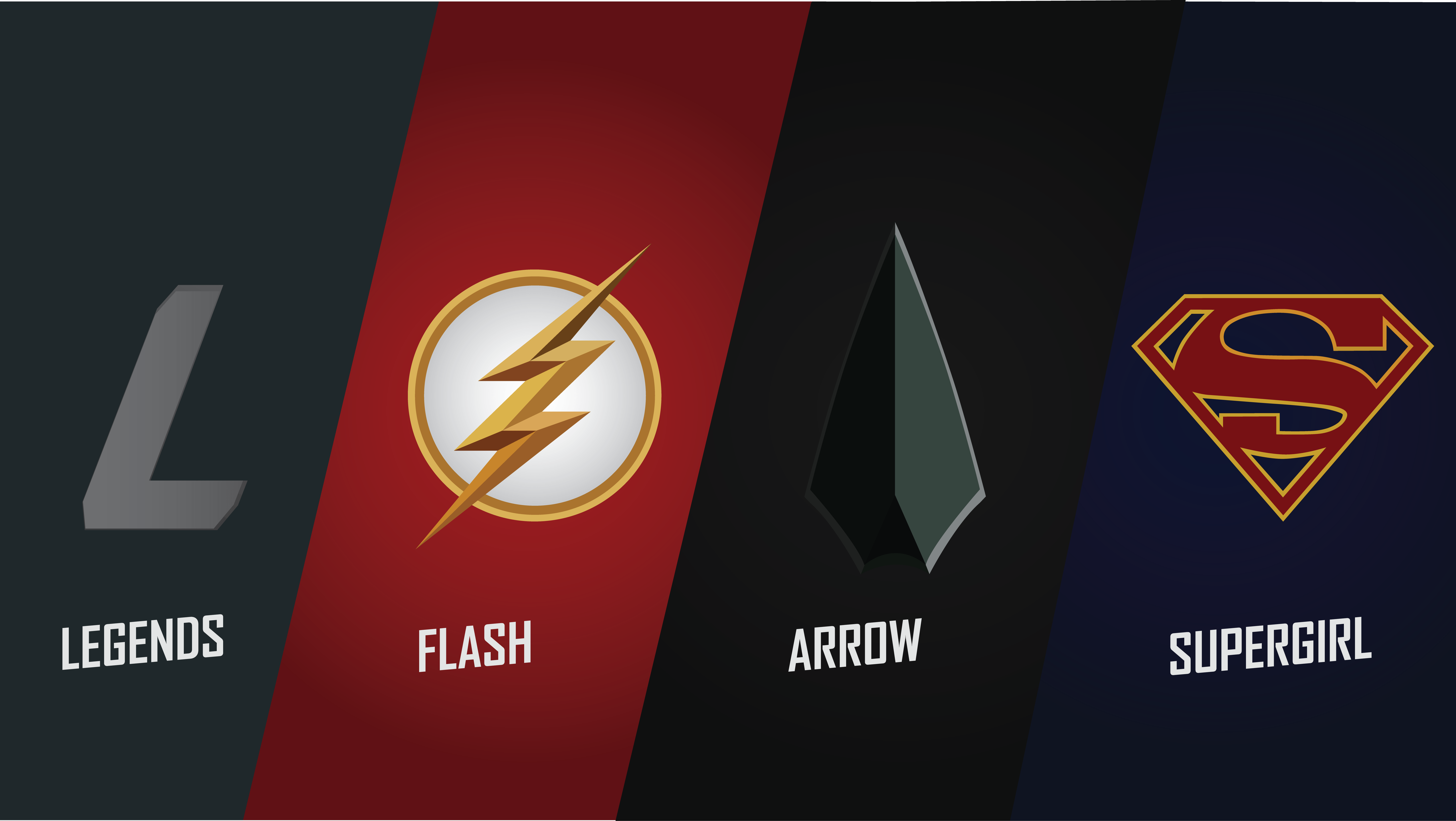 Arrow and Flash Wallpaper